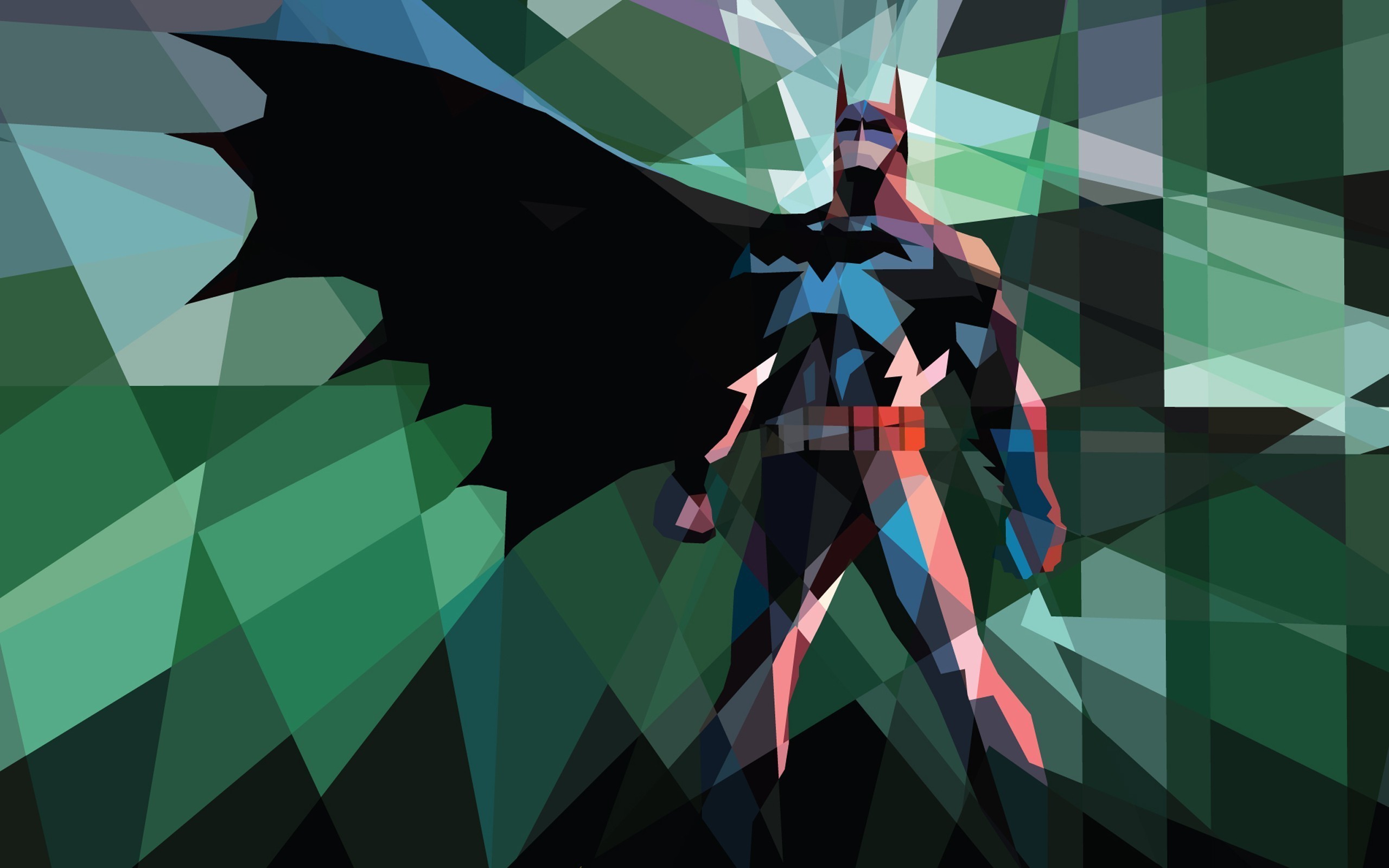 2560x1600 Polygon Batman wallpaper - 1034148