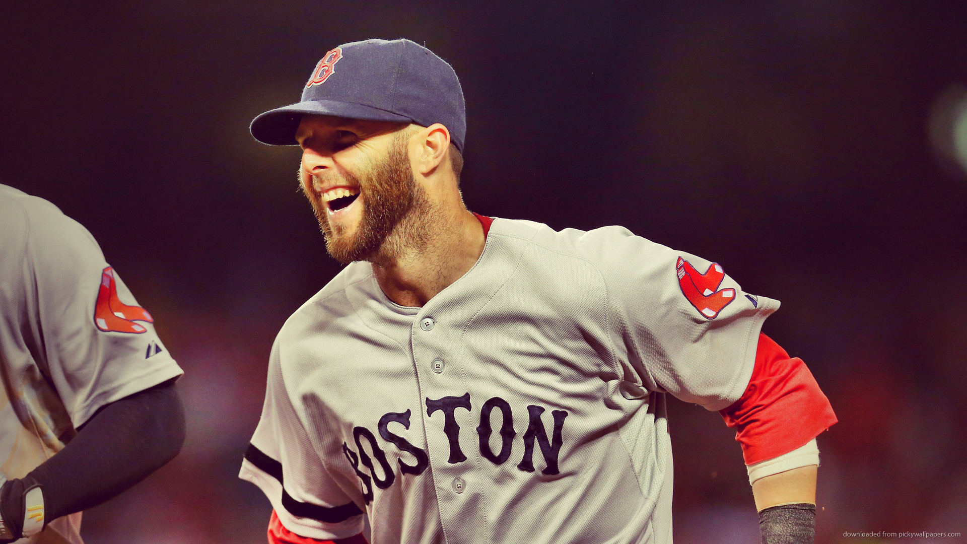 1920x1080 Red Sox Dustin Pedroia Laughing picture
