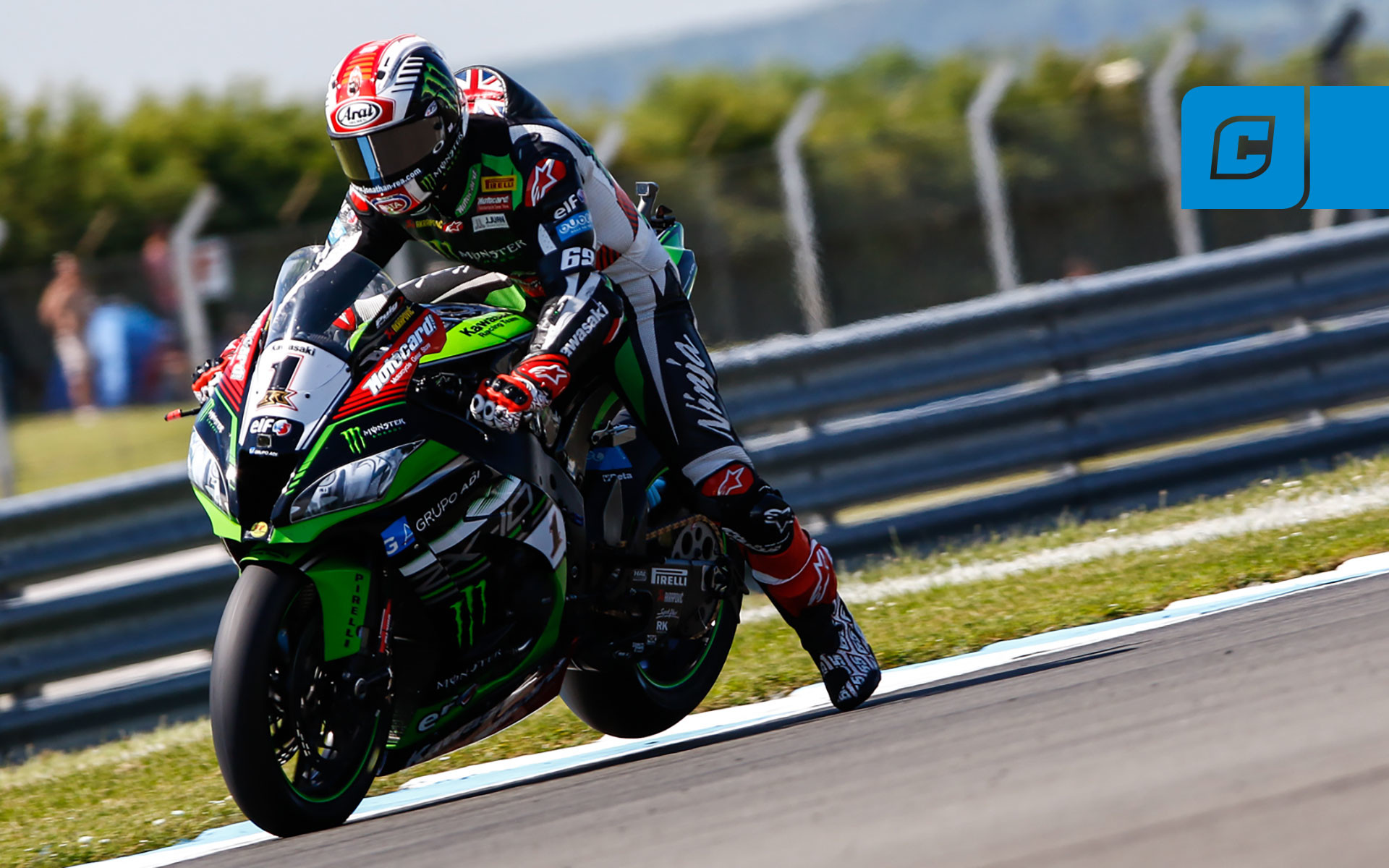 1920x1200 Kawasaki scored its 100th Superbike World Championship (WorldSBK) race win  on Sunday at Donington Park and it was only fitting that it came at the  hands of ...