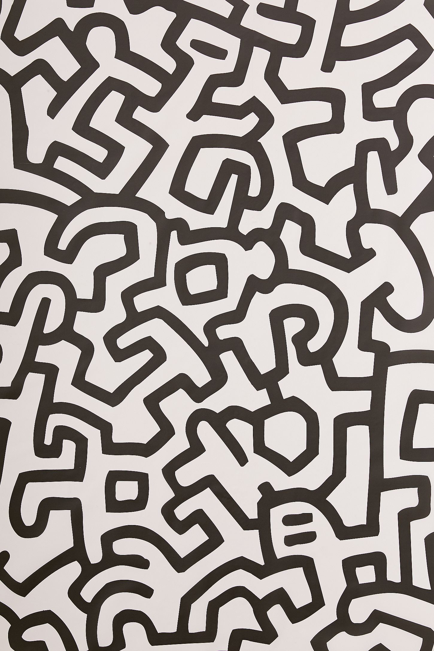 1450x2175 Slide View: 4: Keith Haring Removable Wallpaper Tile