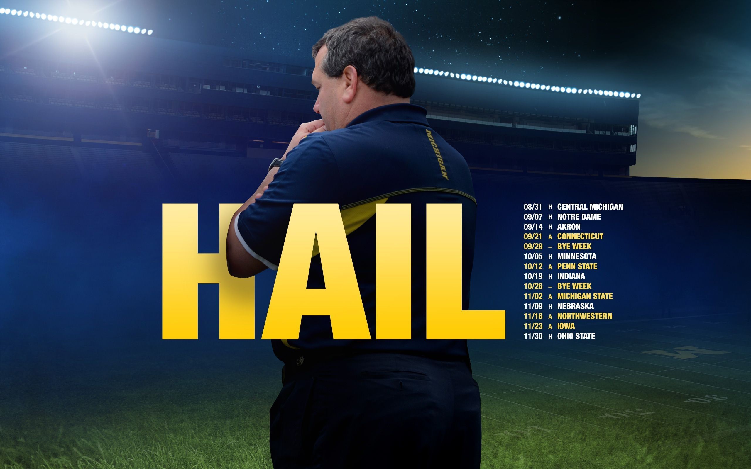 2560x1600 HAIL Part 1 – 2013 Season – Michigan Football Fan Art