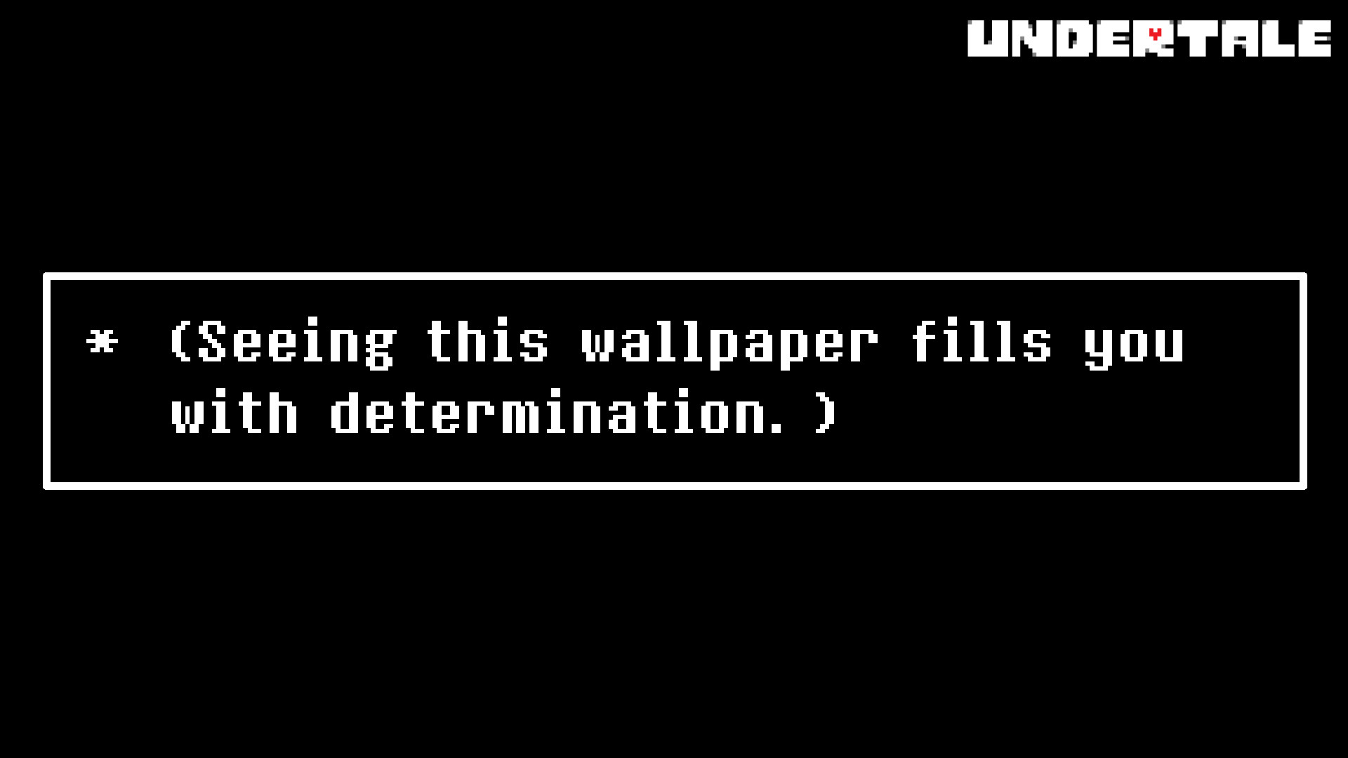 1920x1080 Video Game - Undertale Wallpaper