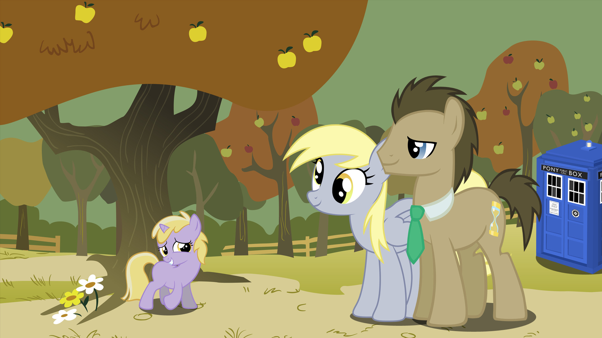 1920x1080 MLP Â· Derpy and The Doctor (Doctor Whooves) I love this shipping! In my mind