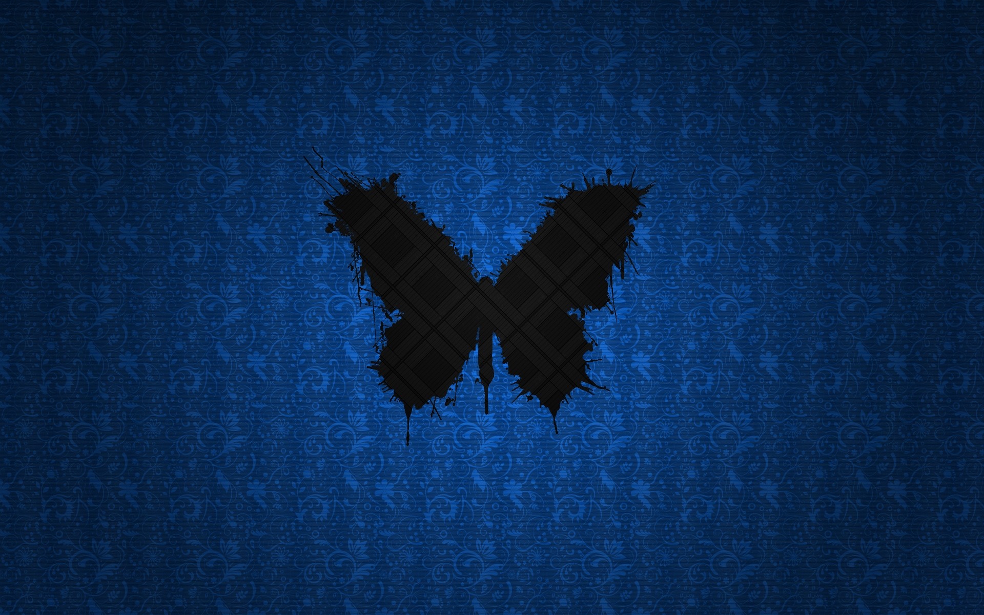 1920x1200 abstract blue butterfly background -#main
