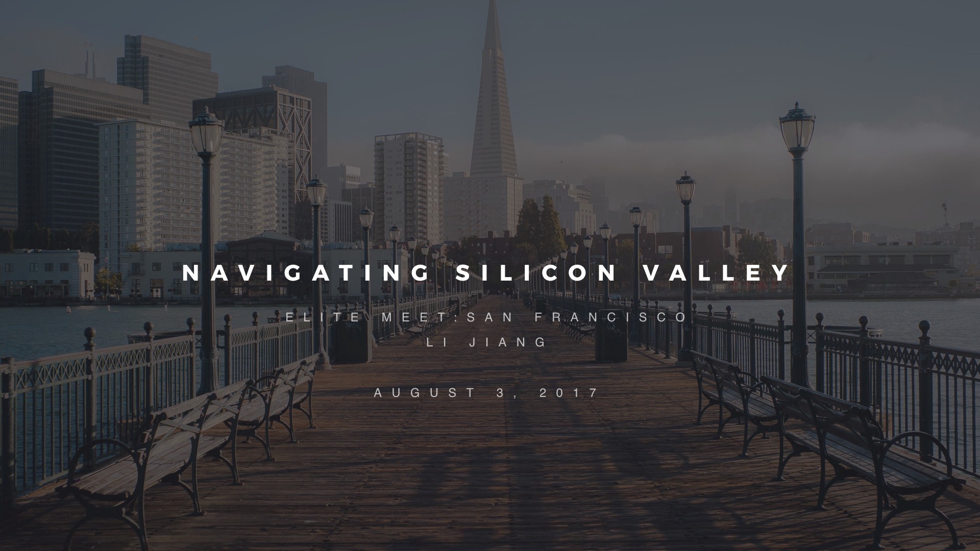 1920x1080 I want to start by sharing my personal story. The first time I tried to  move to Silicon Valley in 2011, I interviewed at a startup, yet despite my  efforts, ...