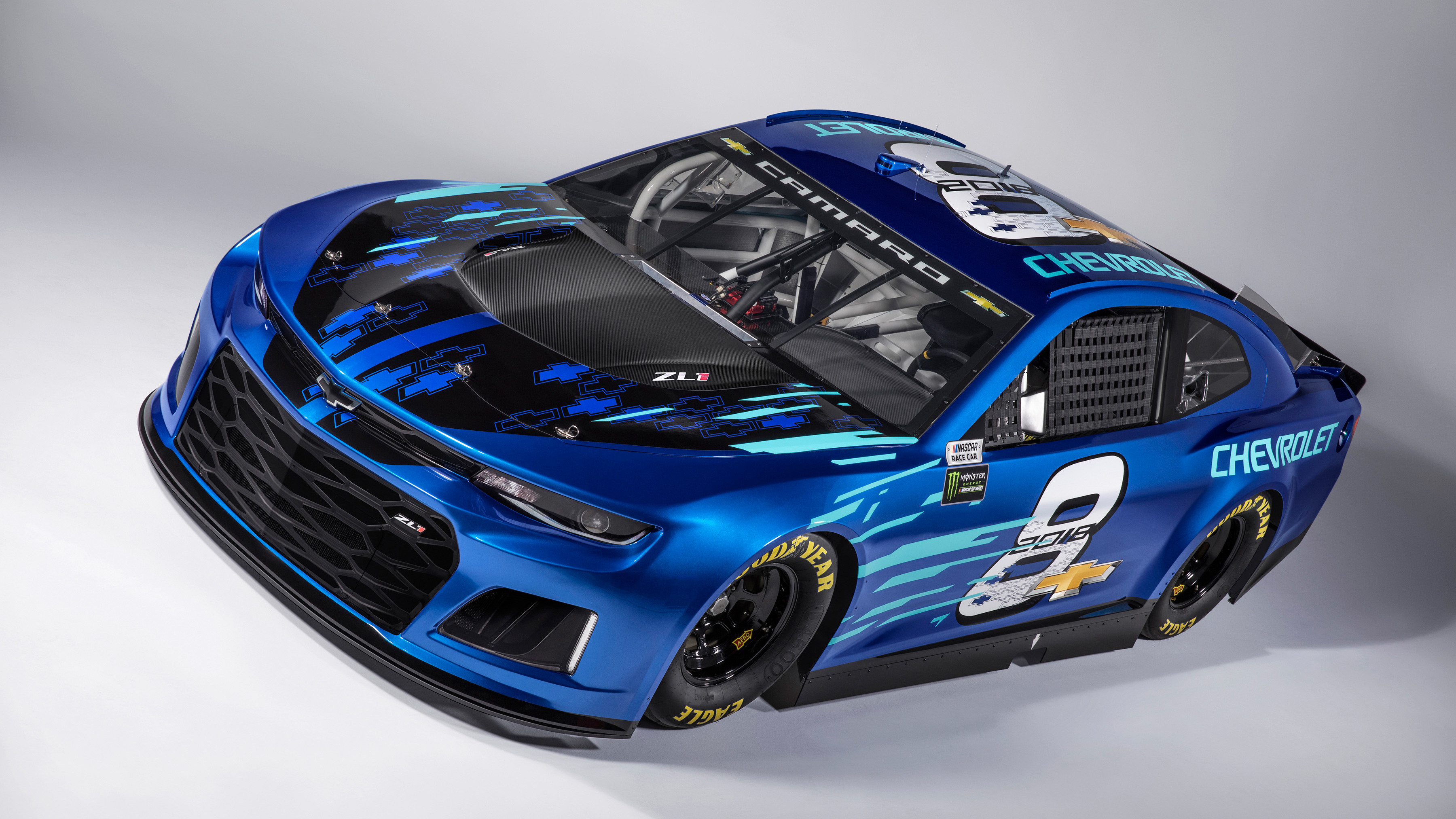 3600x2025 Chevrolet Camaro ZL1 NASCAR Race Car 2018