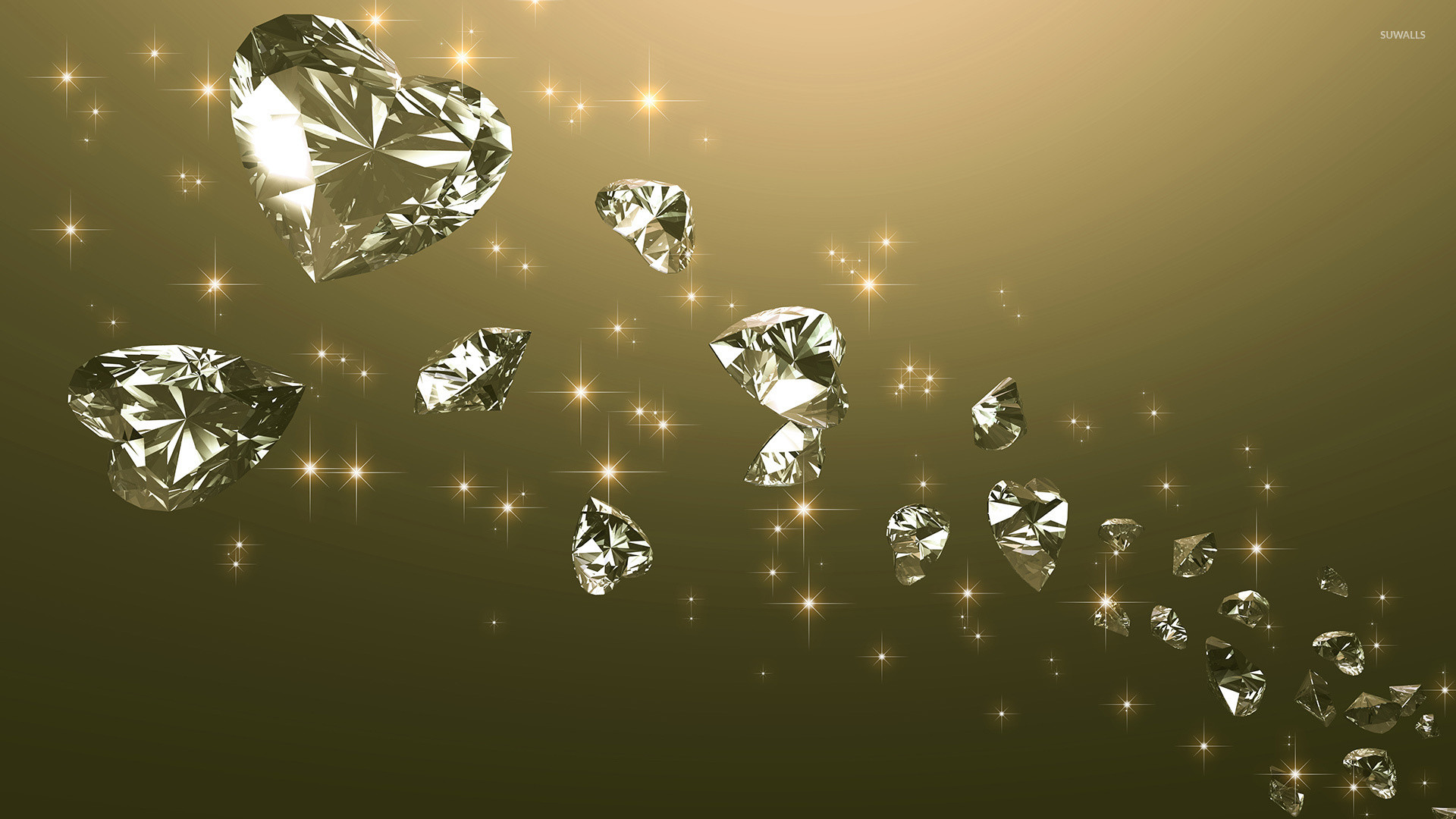 1920x1080 Heart shaped diamonds wallpaper  jpg