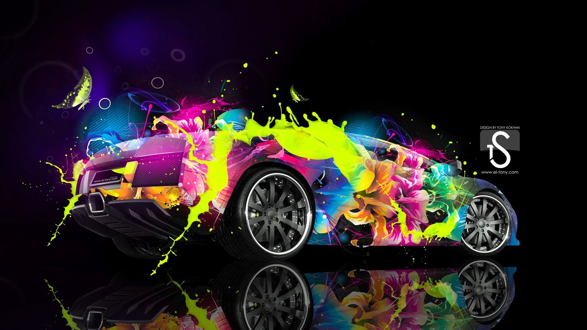 1920x1080 neon rainbowdash fire 20 % cooler | Fire 3d wallpapers of cars for