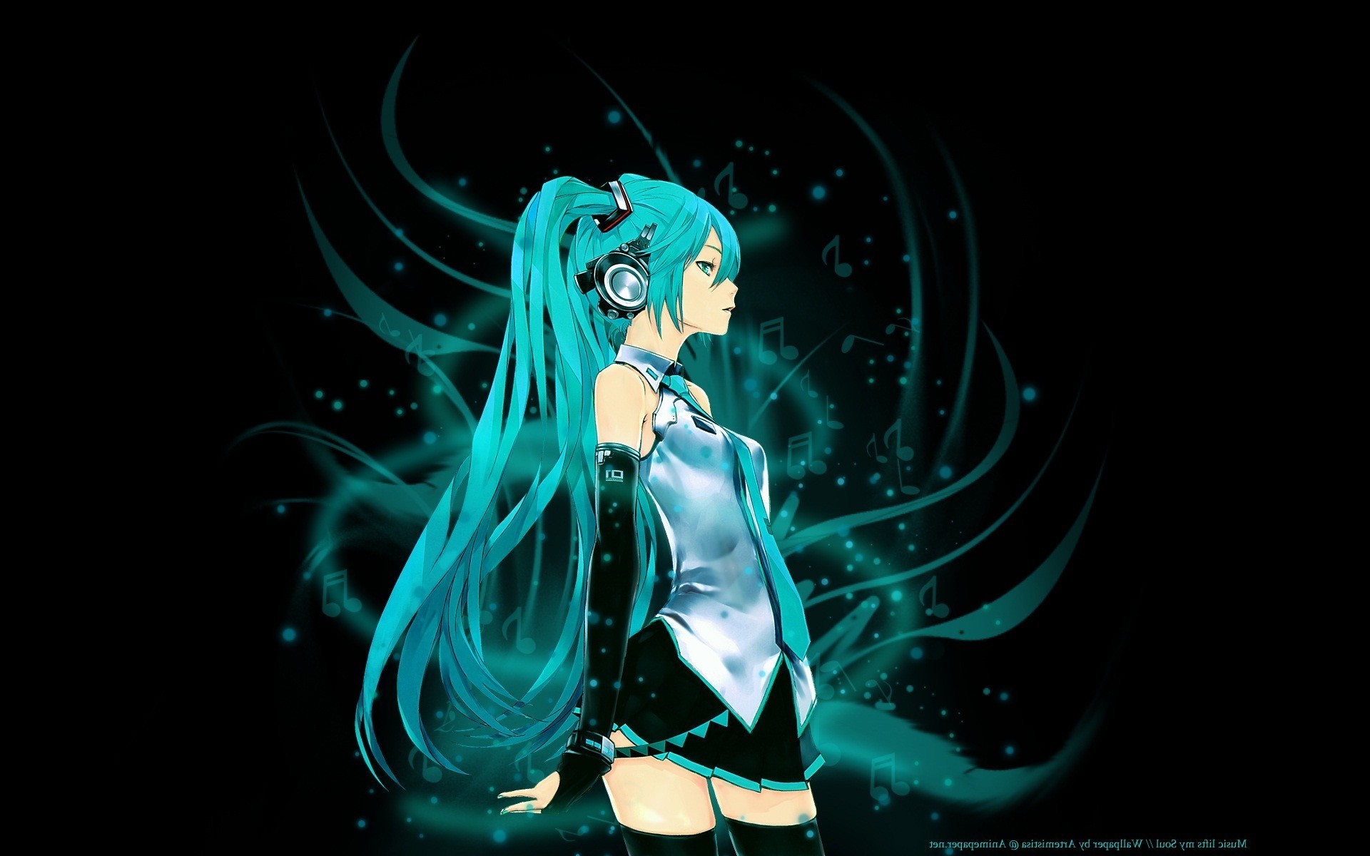 1920x1200 anime, Anime Girls, Vocaloid, Hatsune Miku Wallpapers HD / Desktop and  Mobile Backgrounds
