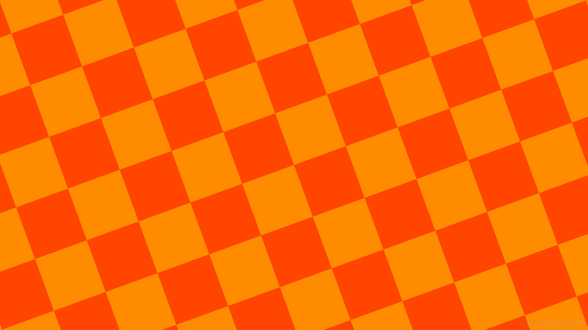 1920x1080 wallpaper checkered orange squares orangered dark orange #ff4500 #ff8c00  diagonal 20Â° 180px