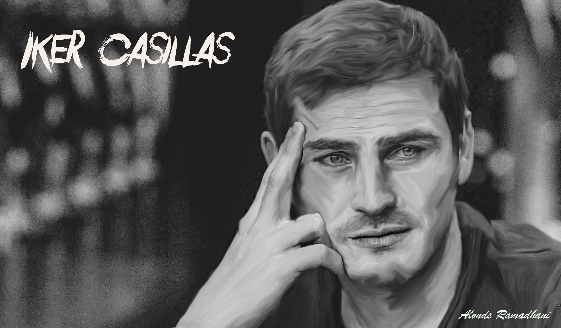 2309x1350 Iker Casillas by alondsramadhani Iker Casillas by alondsramadhani