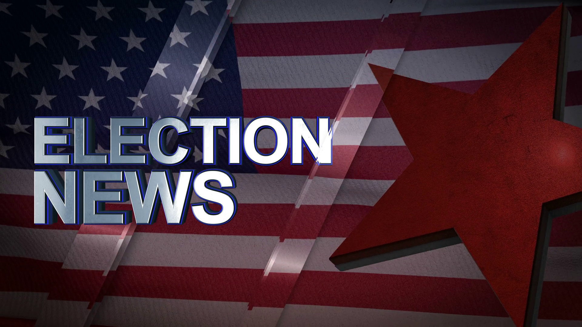 1920x1080 Election News 3D Motion Graphics With American Flag Background Looping  Animation 4K Motion Background - VideoBlocks