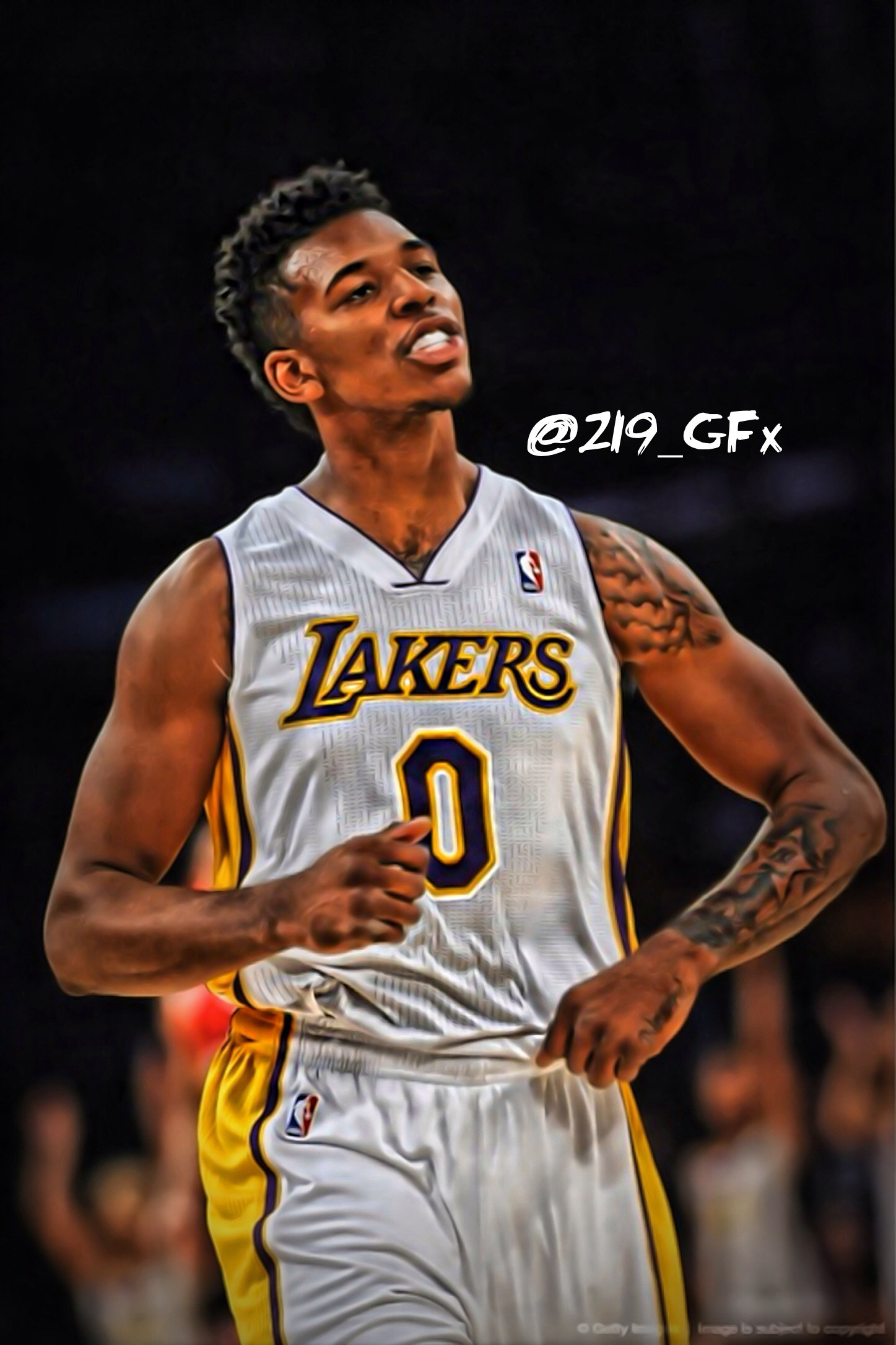 1447x2173 Nick Young...Los Angeles Lakers