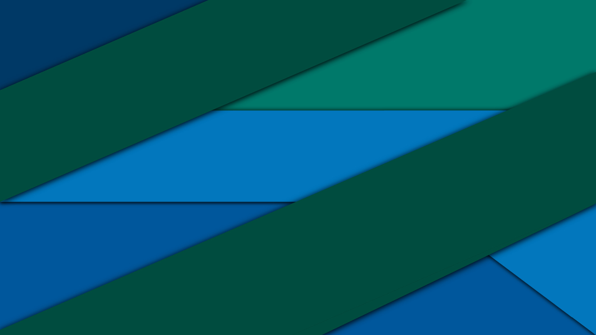 1920x1080 Blue and Green Material Design Wallpaper