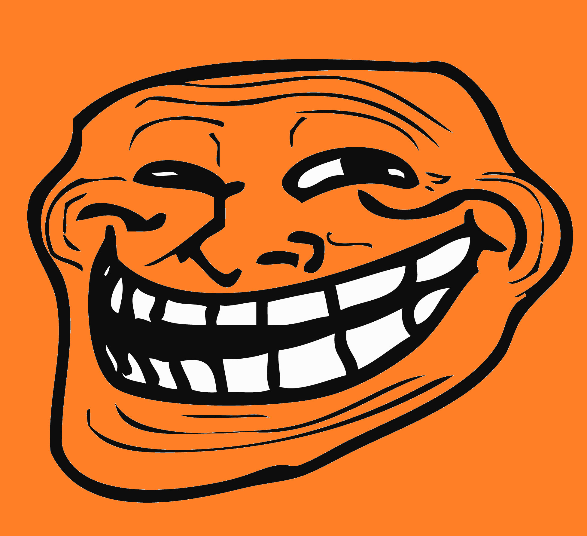 Troll Face Background.
