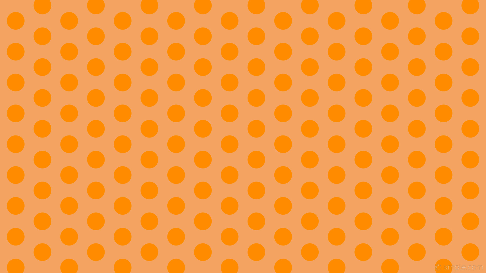 1920x1080 wallpaper polka dots hexagon orange brown sandy brown dark orange #f4a460  #ff8c00 diagonal 30