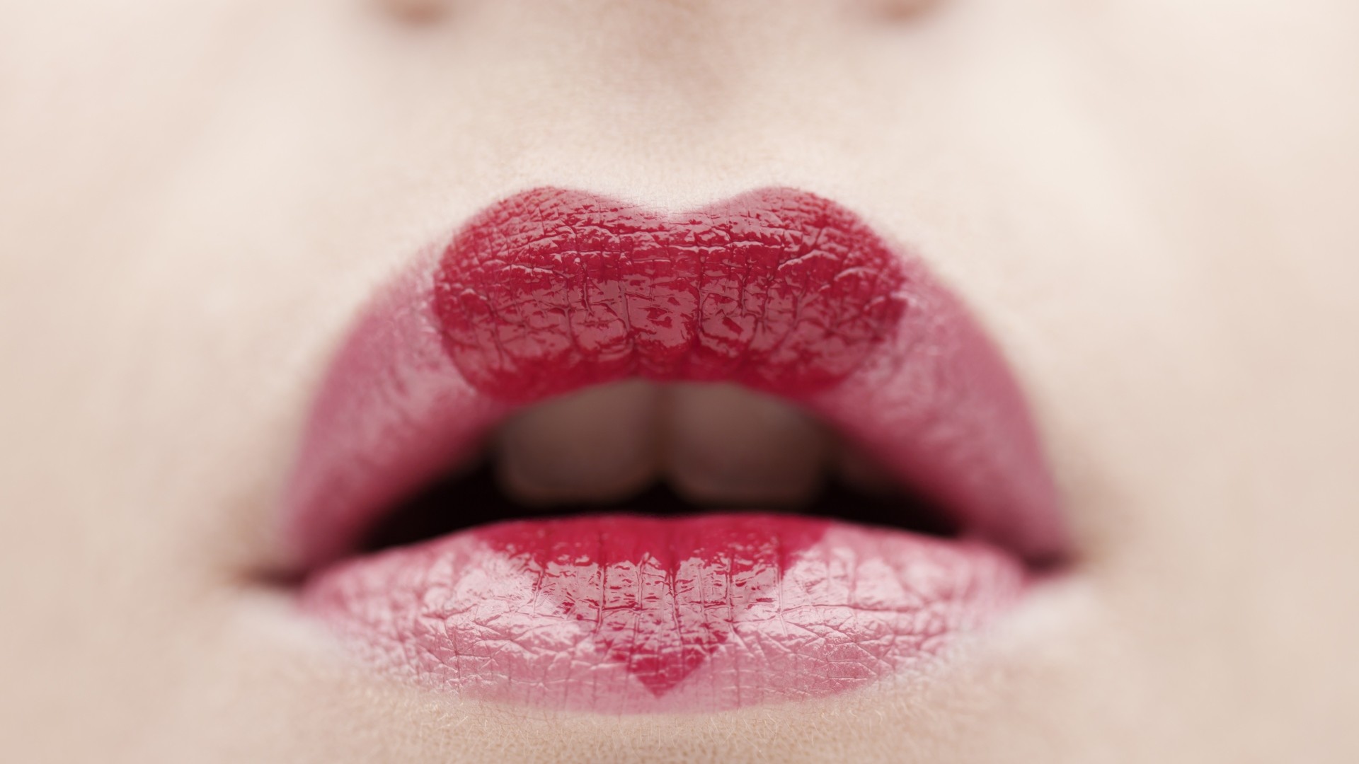1920x1080 Preview wallpaper lips, lipstick, heart, emotion, mood 