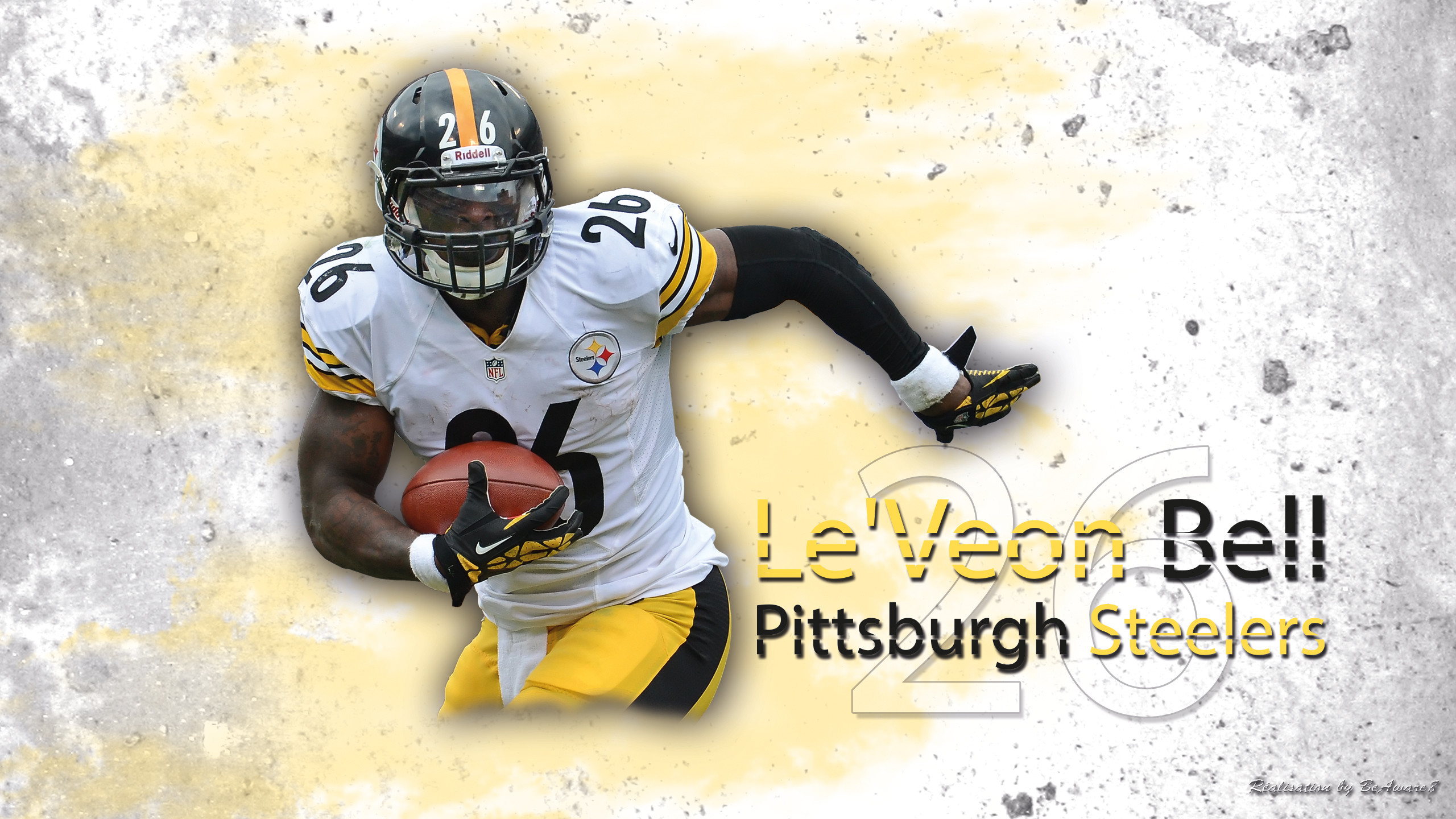 2560x1440 ... Pittsburgh Steelers Helmet Â· Attachment for Le Veon Bell Steelers  Wallpaper ...