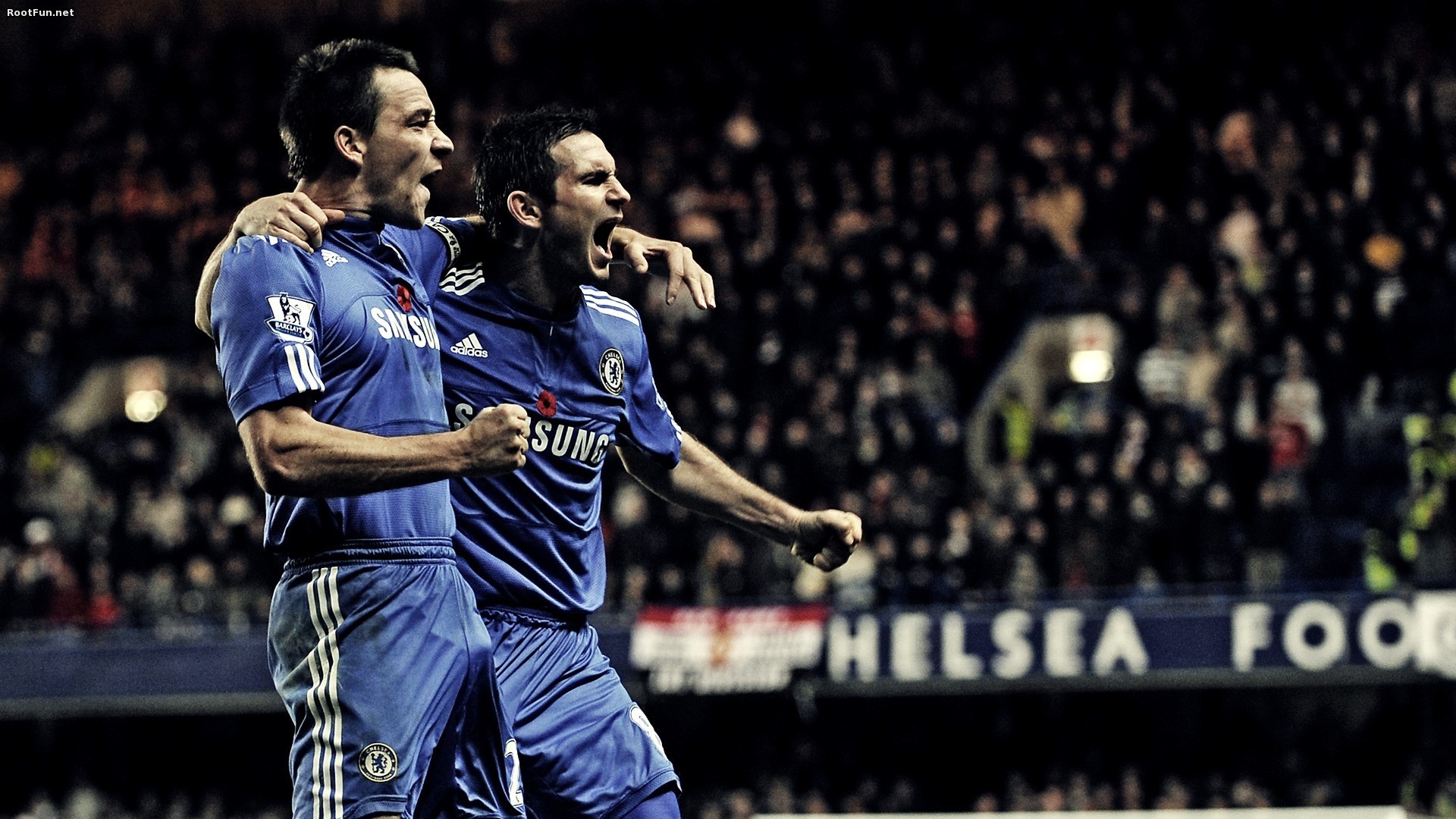 1920x1080 Chelsea Two Players Happy For Goal
