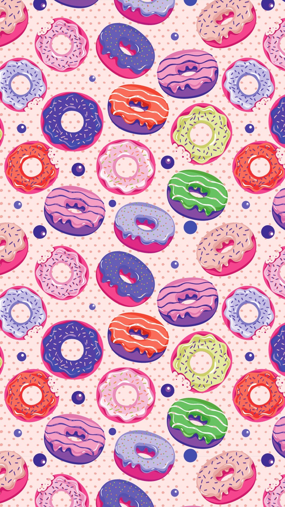 Cute donuts seamless pattern cartoon colorful doughnuts with chocolate  stars and sprinkles on mint background Pastel color palette endless  textile or wallpapers print design Vector illustration 23669817 Vector  Art at Vecteezy