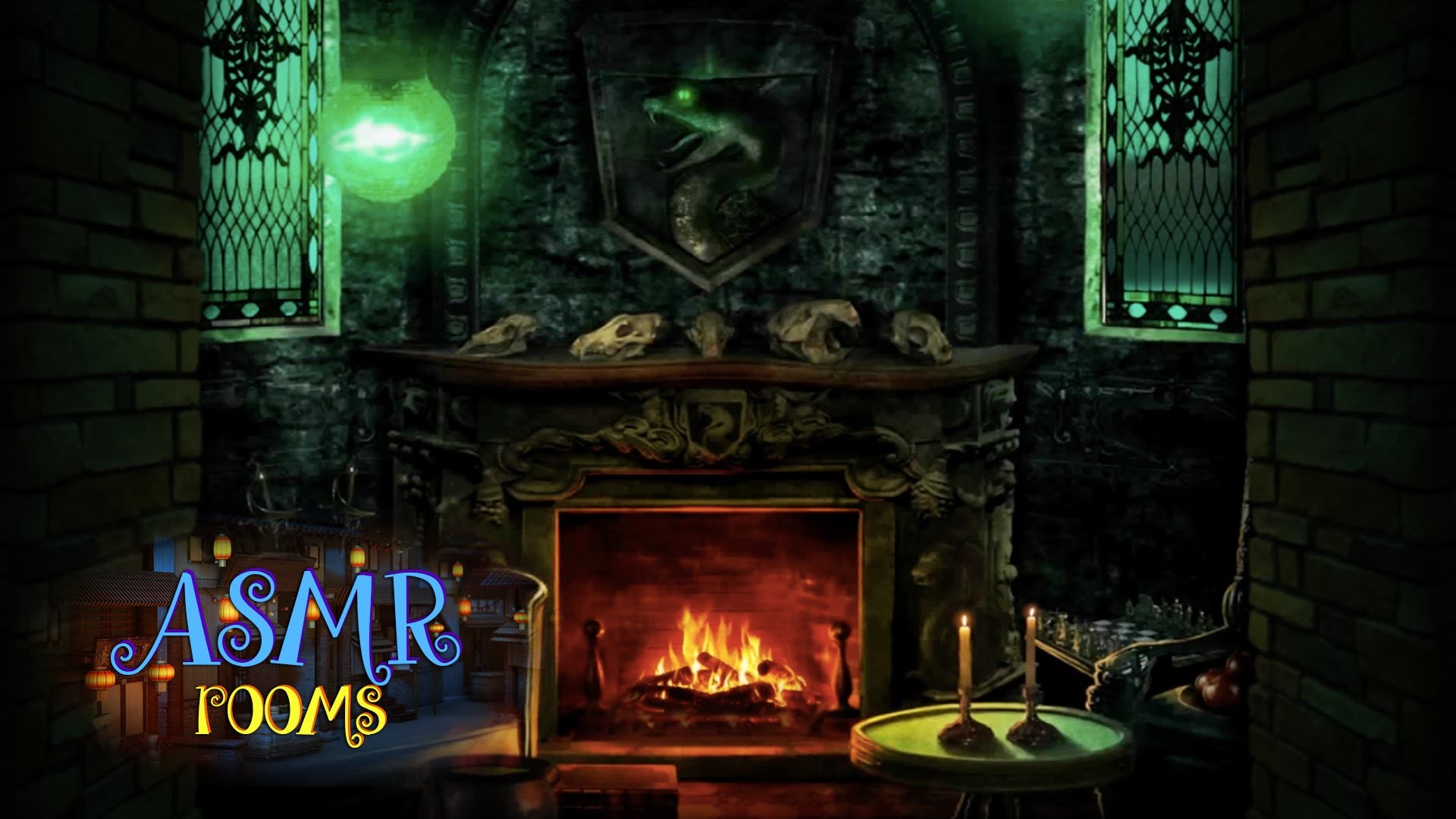 1920x1080 Harry Potter ASMR - Slytherin Common Room - POV HD ambient sound white  noise - Cinemagraphs - YouTube