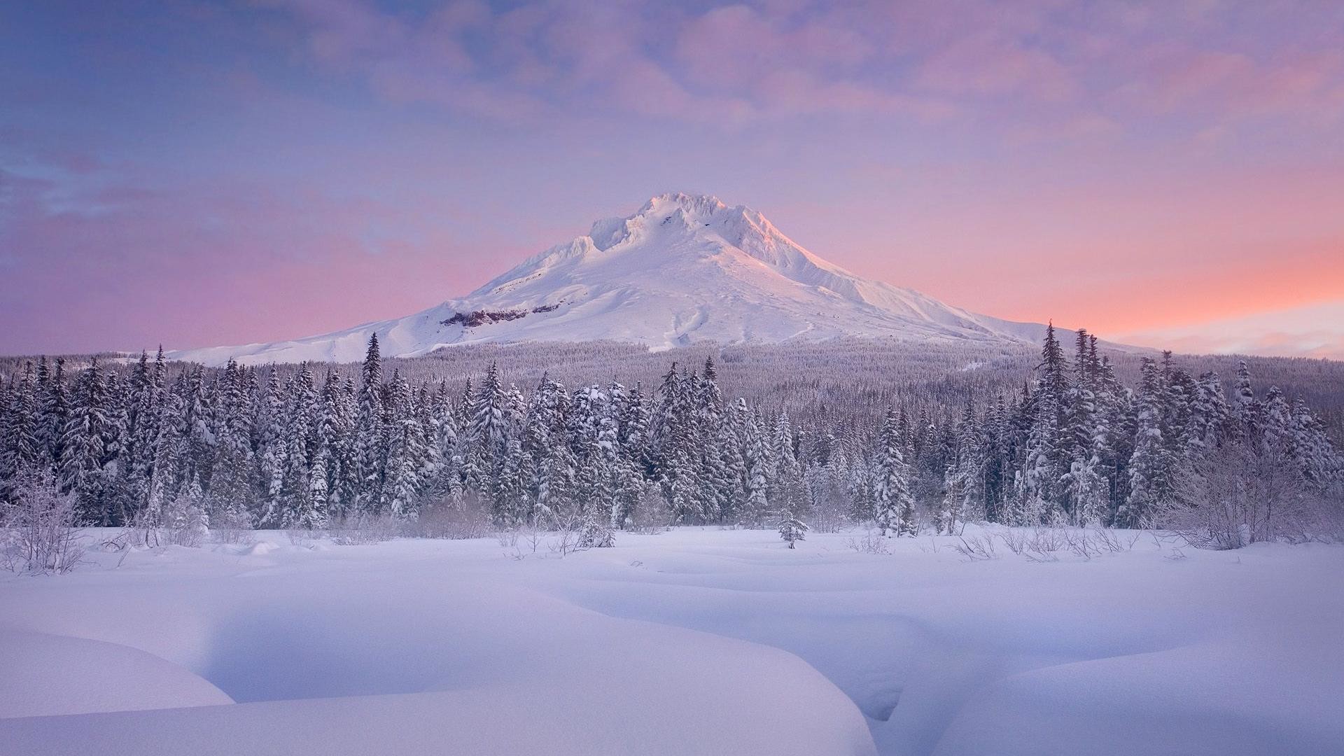 1920x1080  Charming winter scenery and mountain snow background wide  wallpapers:1280x800,1440x900,1680x1050