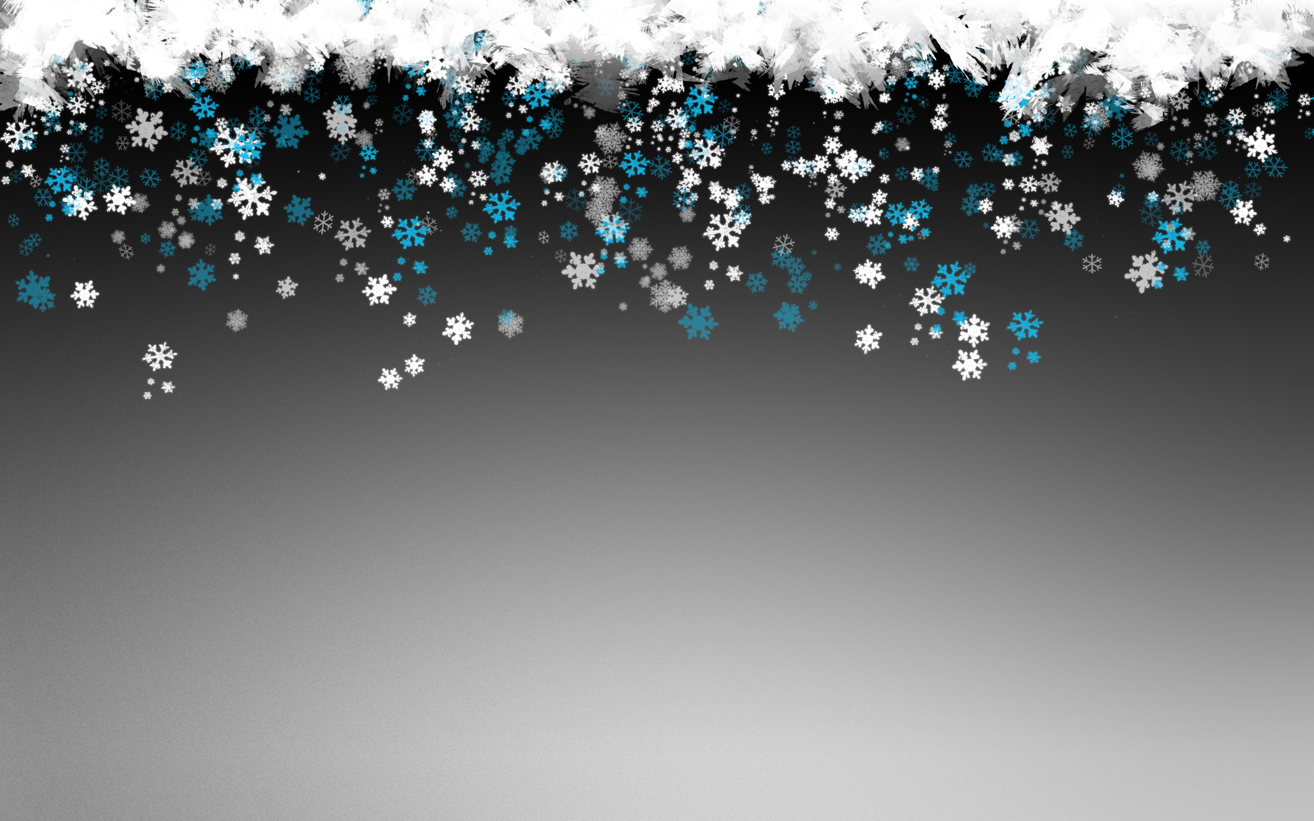 2560x1600 Snowflakes Wallpaper Background 2239
