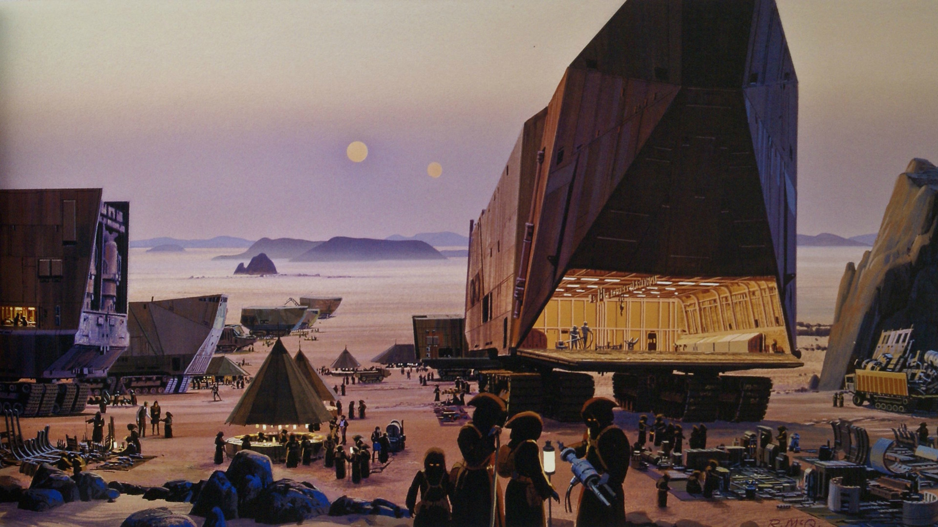 1920x1080 Some of my favourite Ralph McQuarrie Star Wars concept art wallpapers
