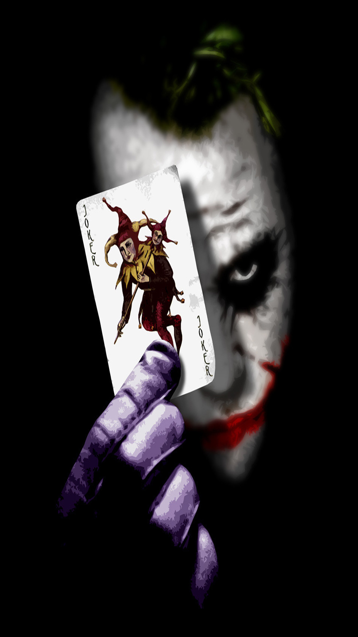 Joker cards dark aesthetic wallpaper  Black poker cards wallpaper Playing  cards art Red card aesthetic