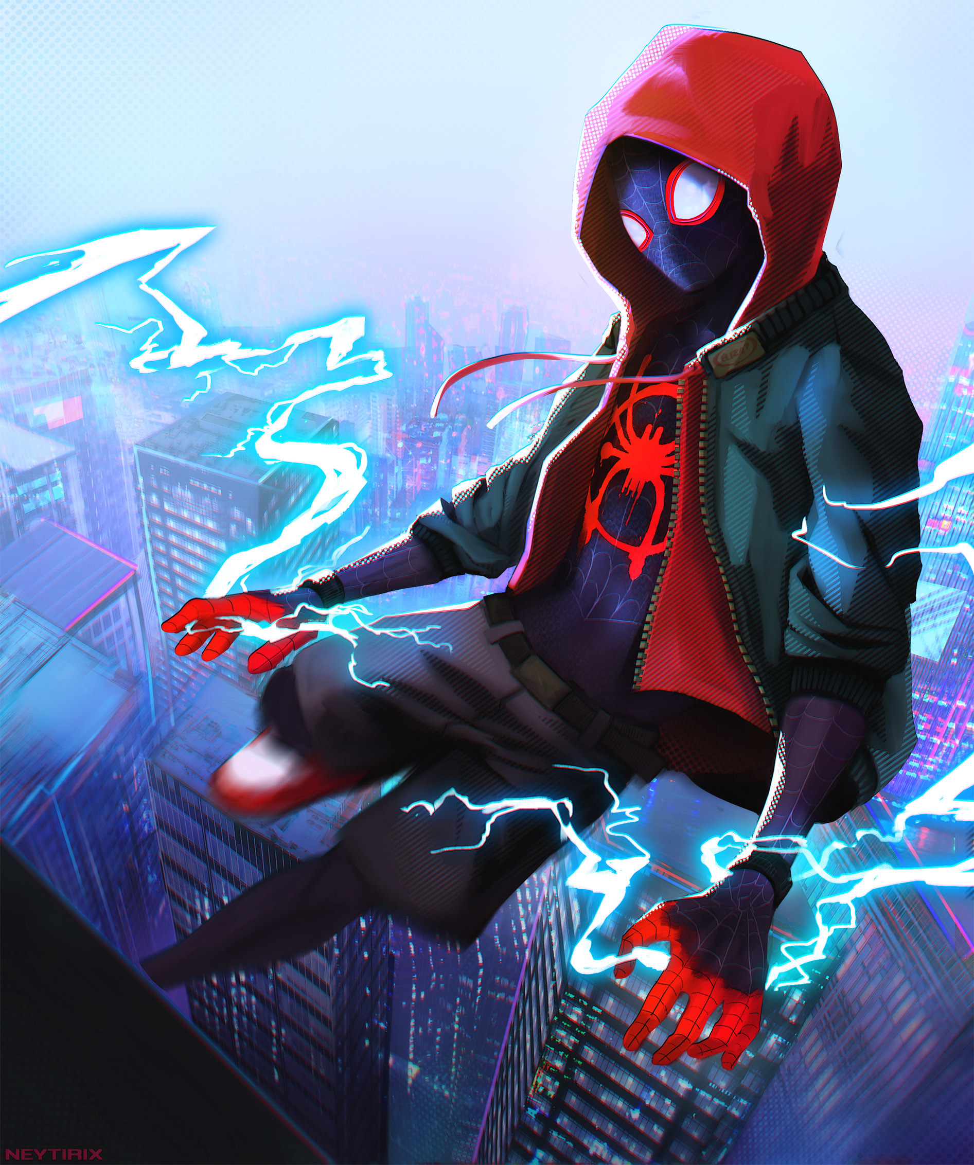 1893x2264 Cool Background Into the Spider Verse - Art by Neytirix - Image #4434 -  Licence