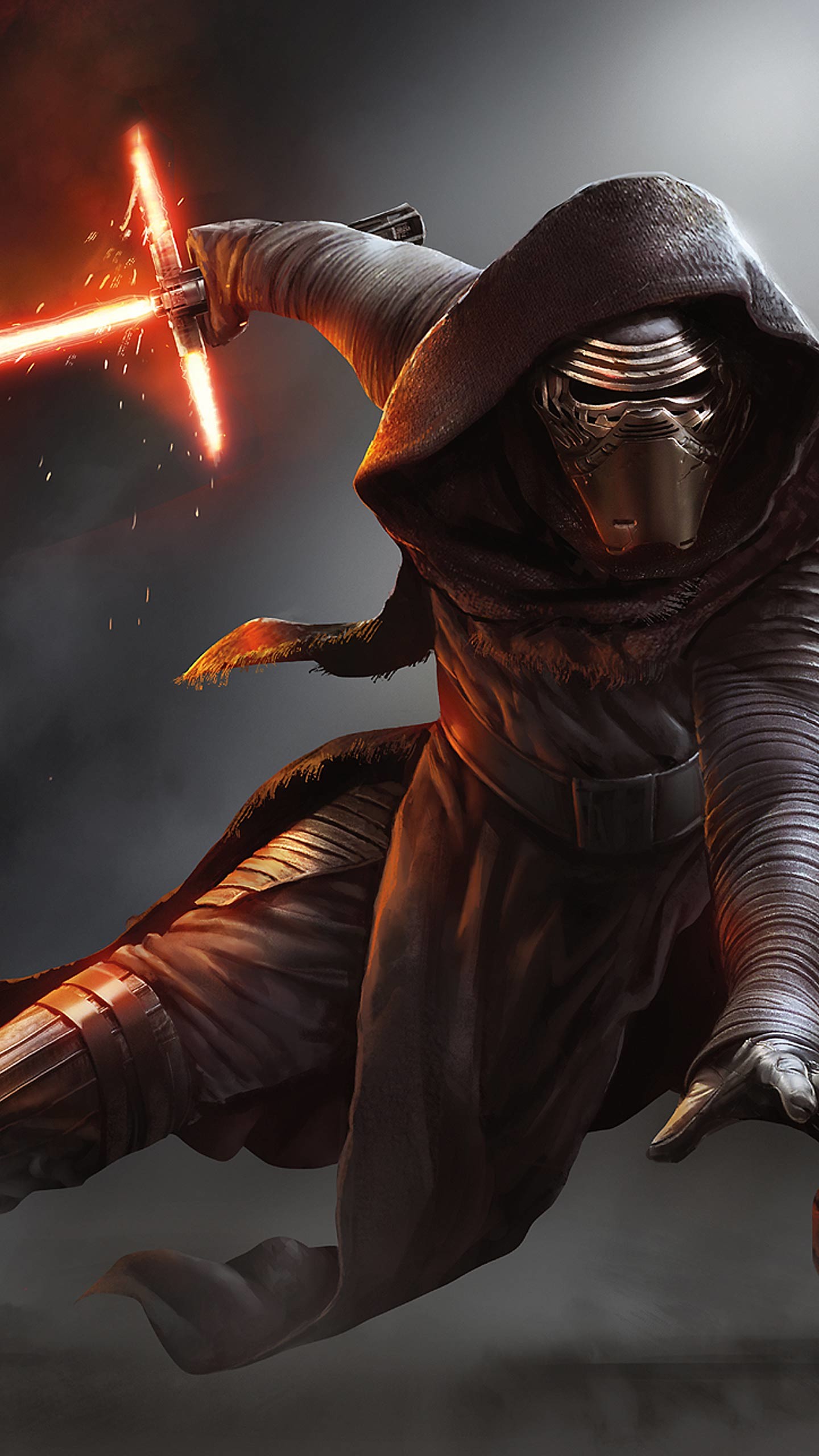 1440x2560 Star Wars: The Force Awakens wallpapers for your iPhone 6s and Galaxy S6