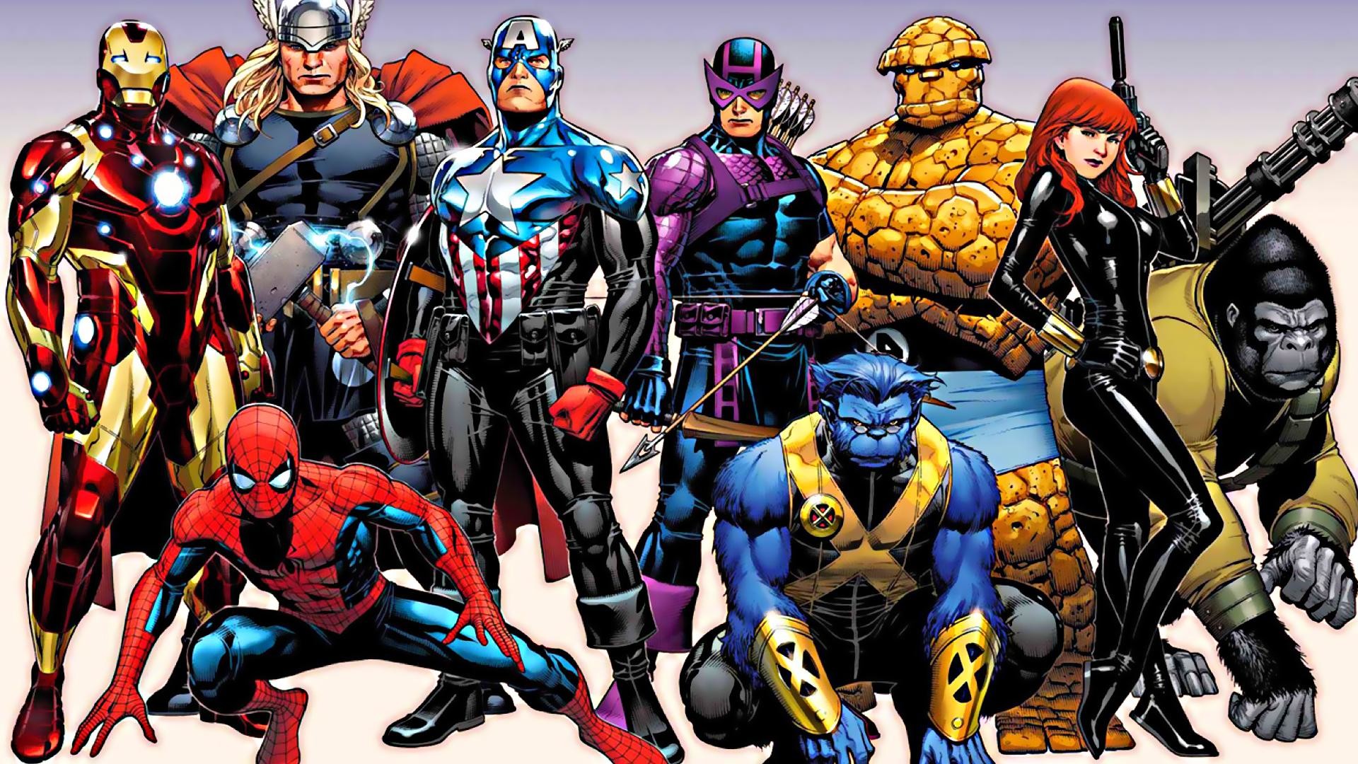 1920x1080 Marvel Characters Wallpapers