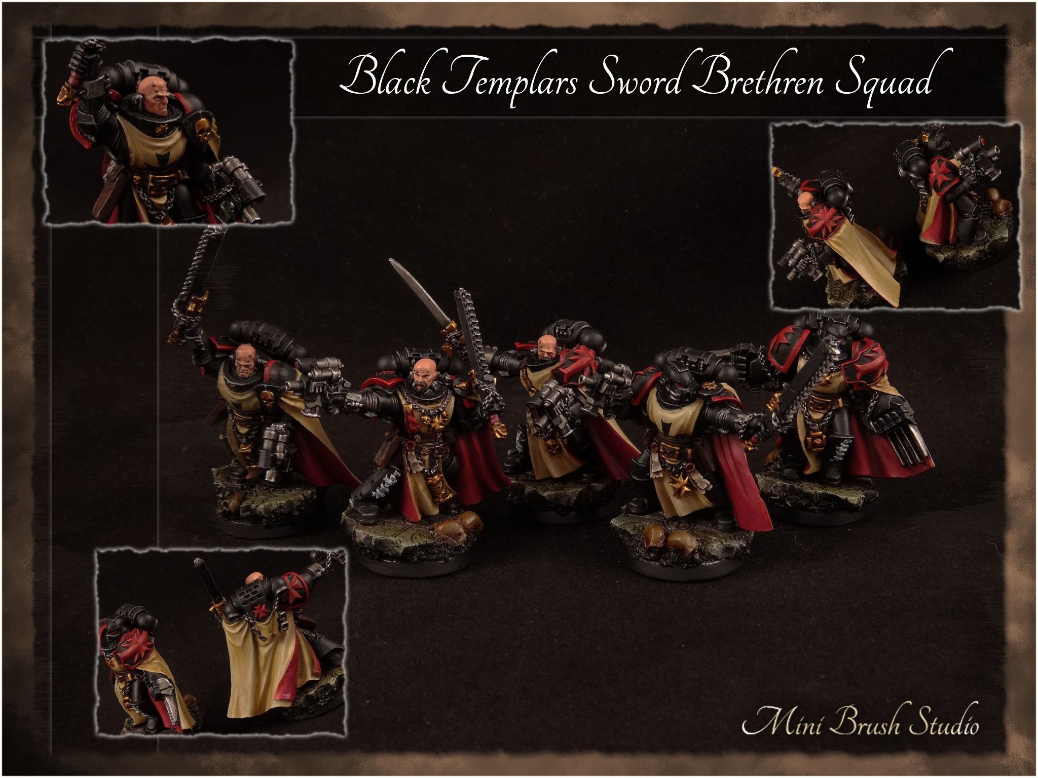 2048x1536 Warhammer 40k - Sword Brethren Squad ( Black Templars )