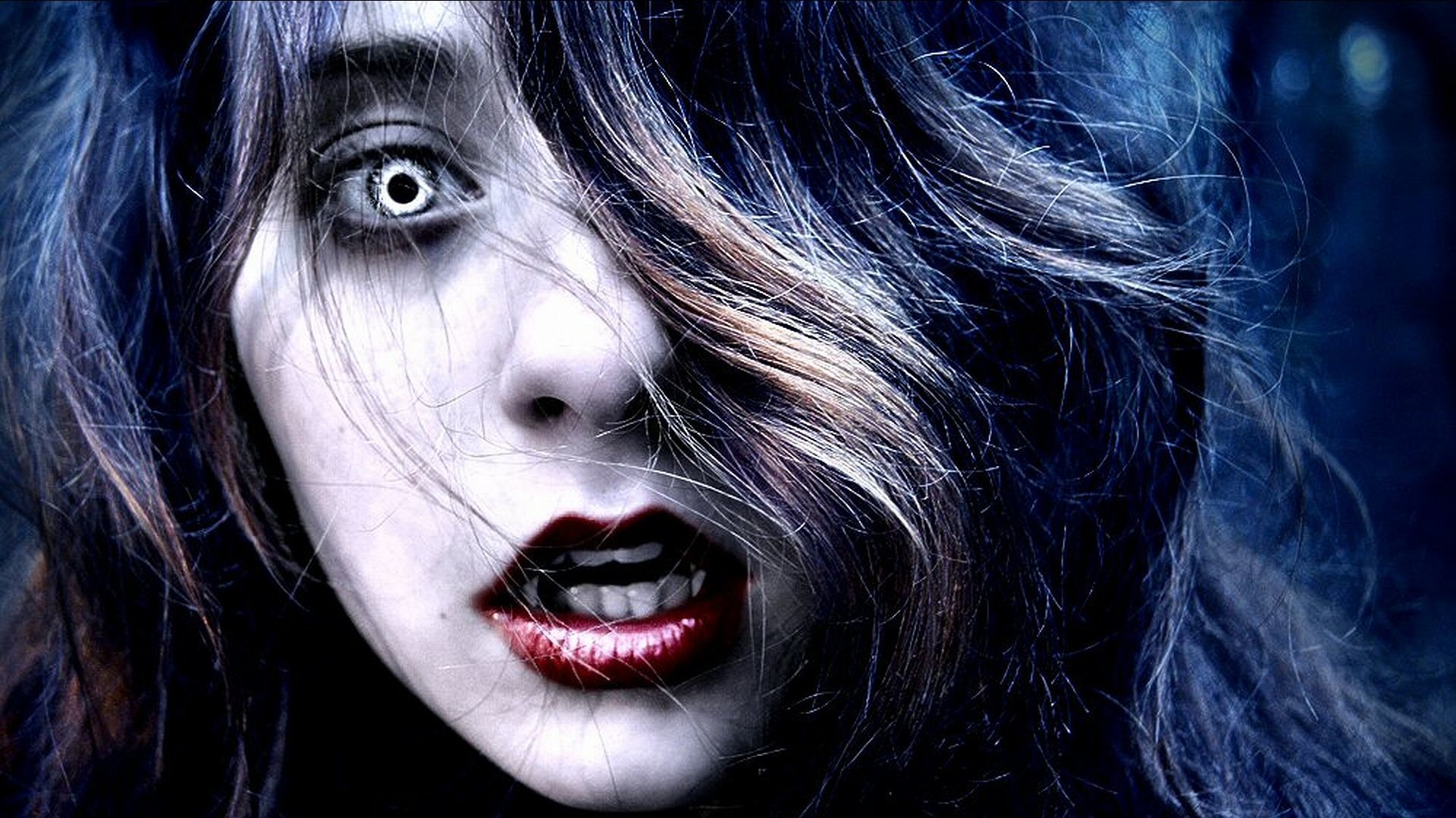 1920x1080 Image for Vampire Girl Full HD Wallpaper