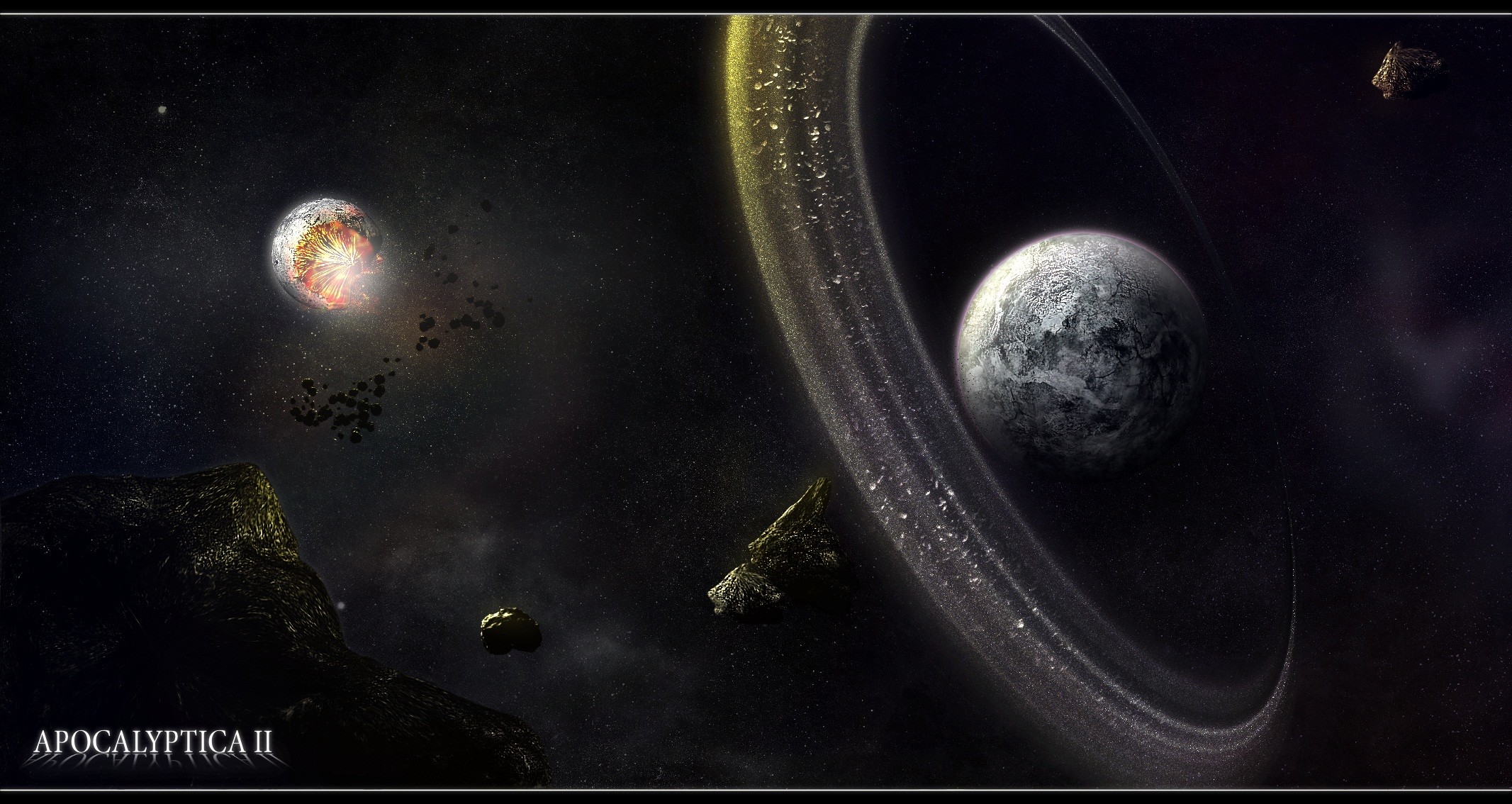 2133x1134 HD Wallpaper | Background ID:88056.  Sci Fi Planetary Ring
