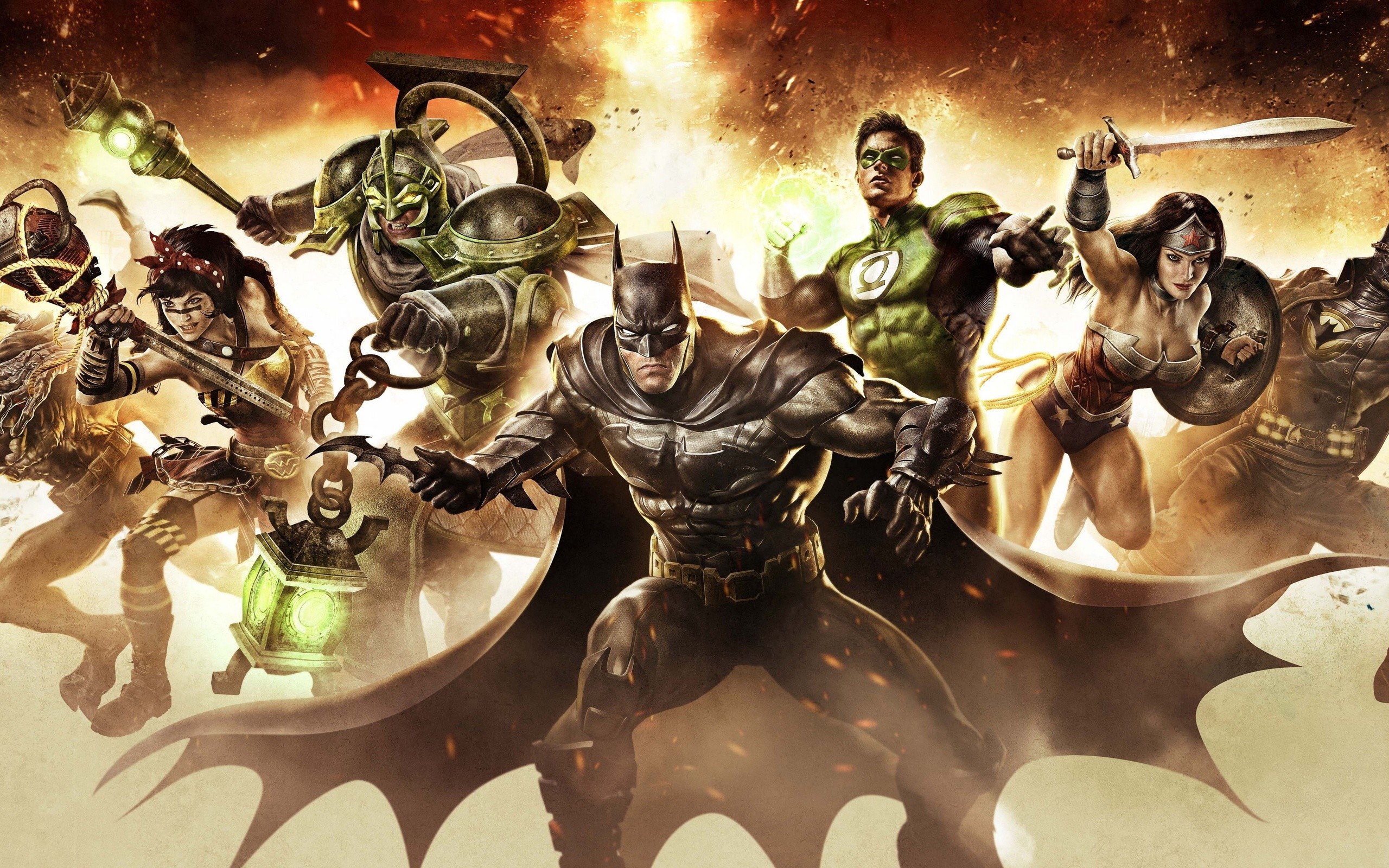 2560x1600 Infinite Crisis Batman Wonder Woman Green Lantern Gaslight Nightmare dc-universe  d-c dc-comics game games superhero wallpaper |  | 118008 | ...