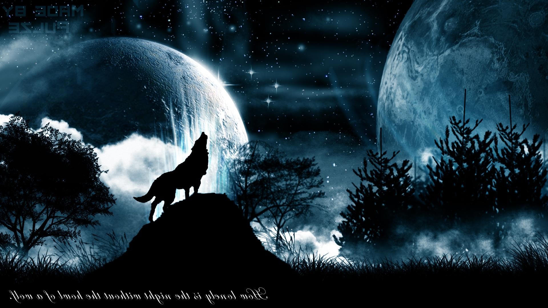 1920x1080 Black Wolf Howling Wallpapers Images
