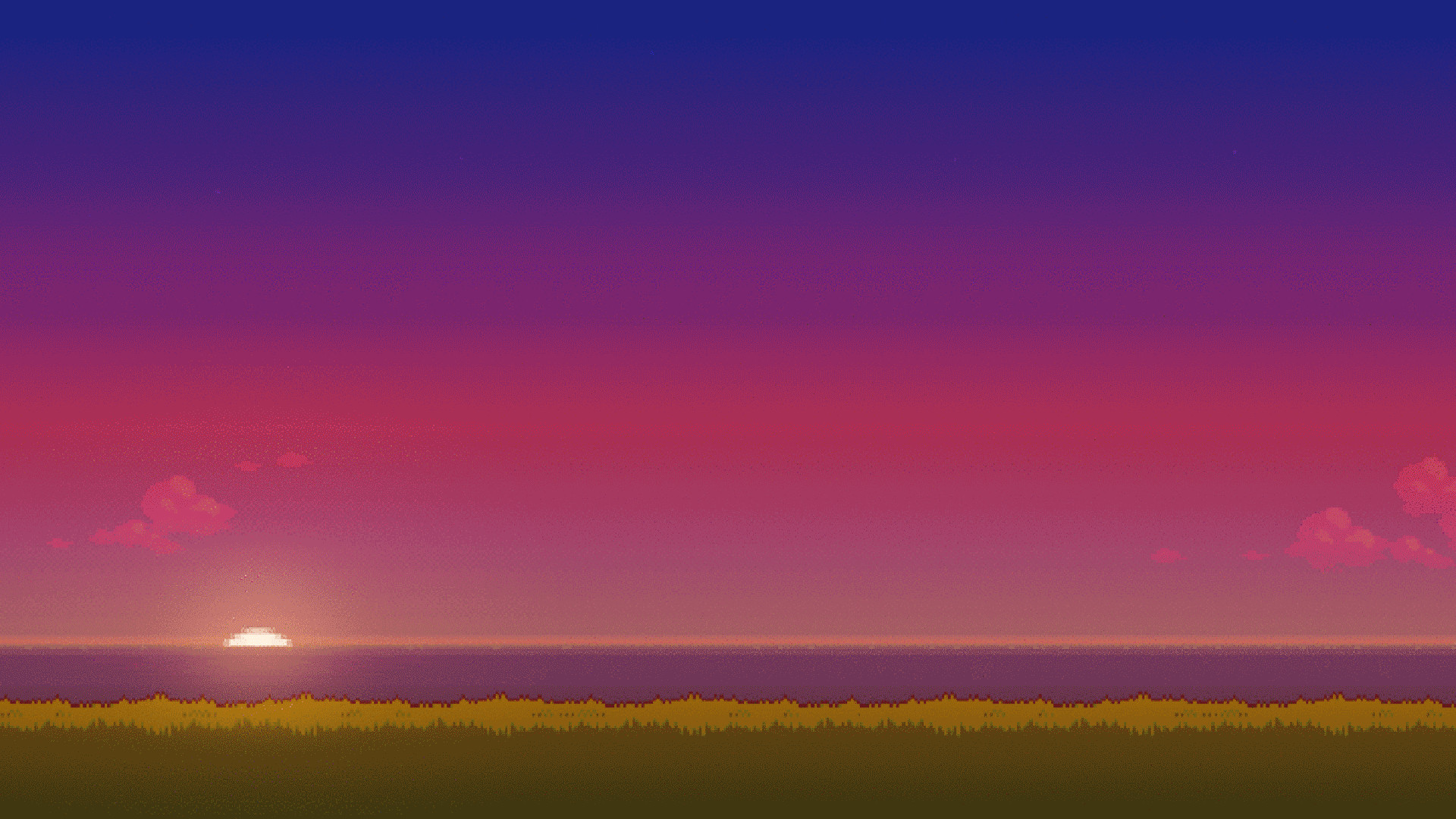 1920x1080 I turned the 8Bit Day wallpaper into a GIF.