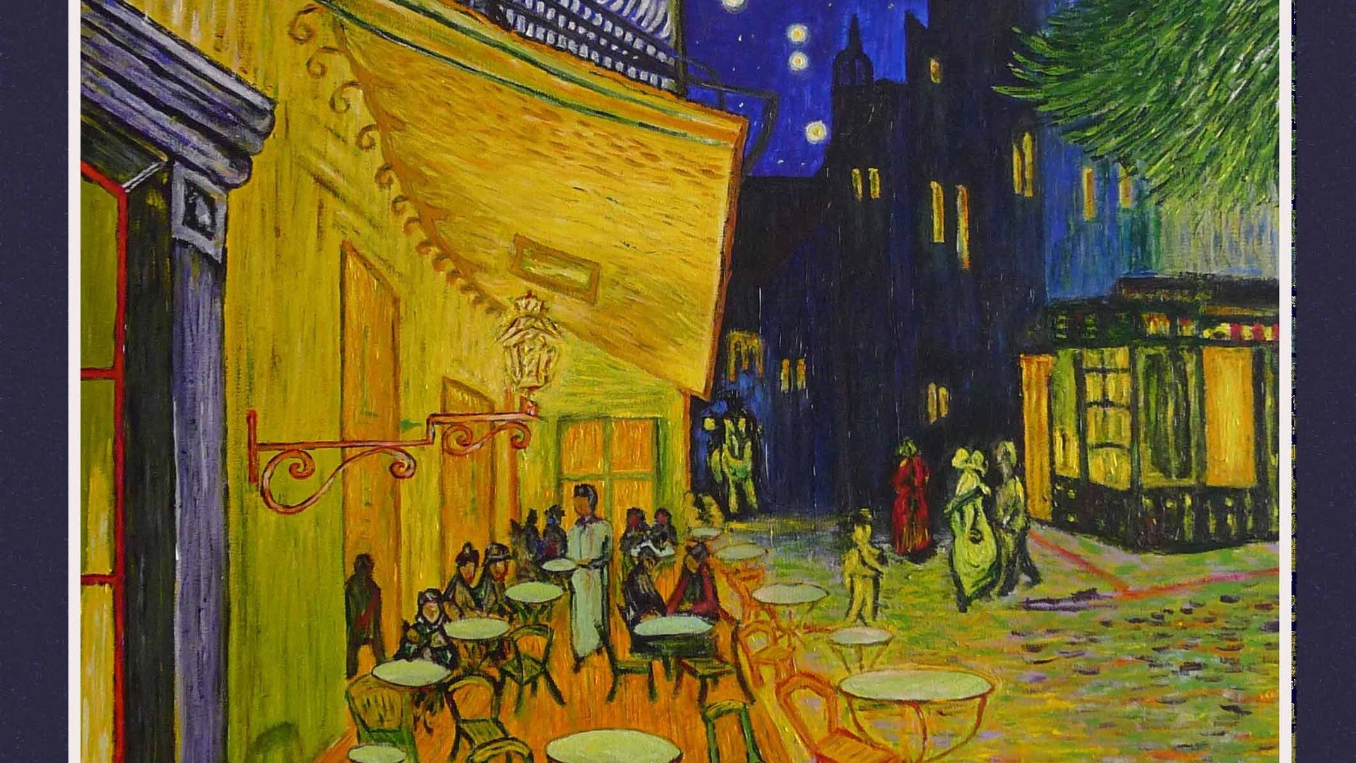 1920x1080 Van Gogh Cafe Terrace At Night, Cafe, Night, Van Gogh, Arts,