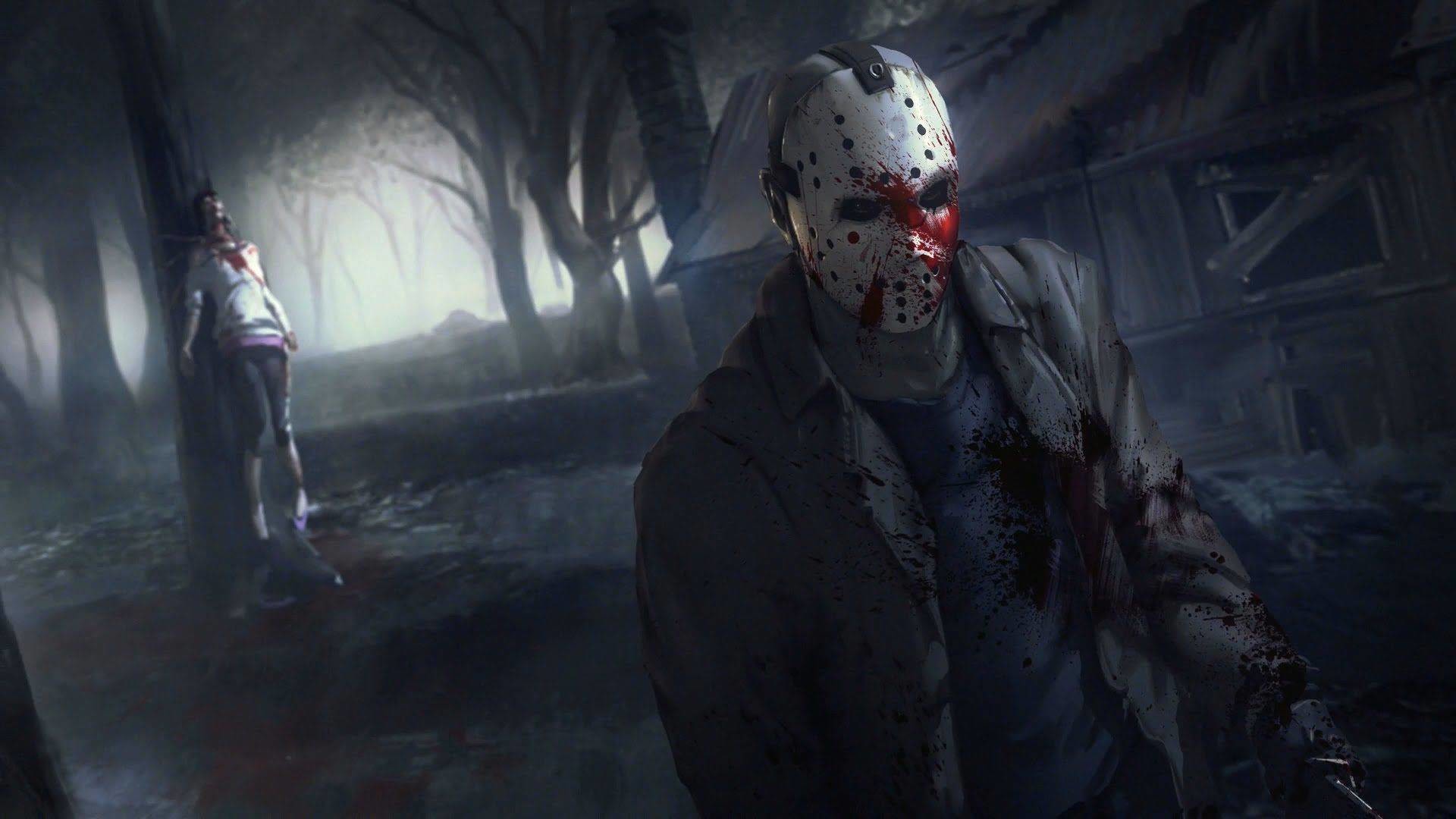 1920x1080 jason execution other player in friday the 13th the game