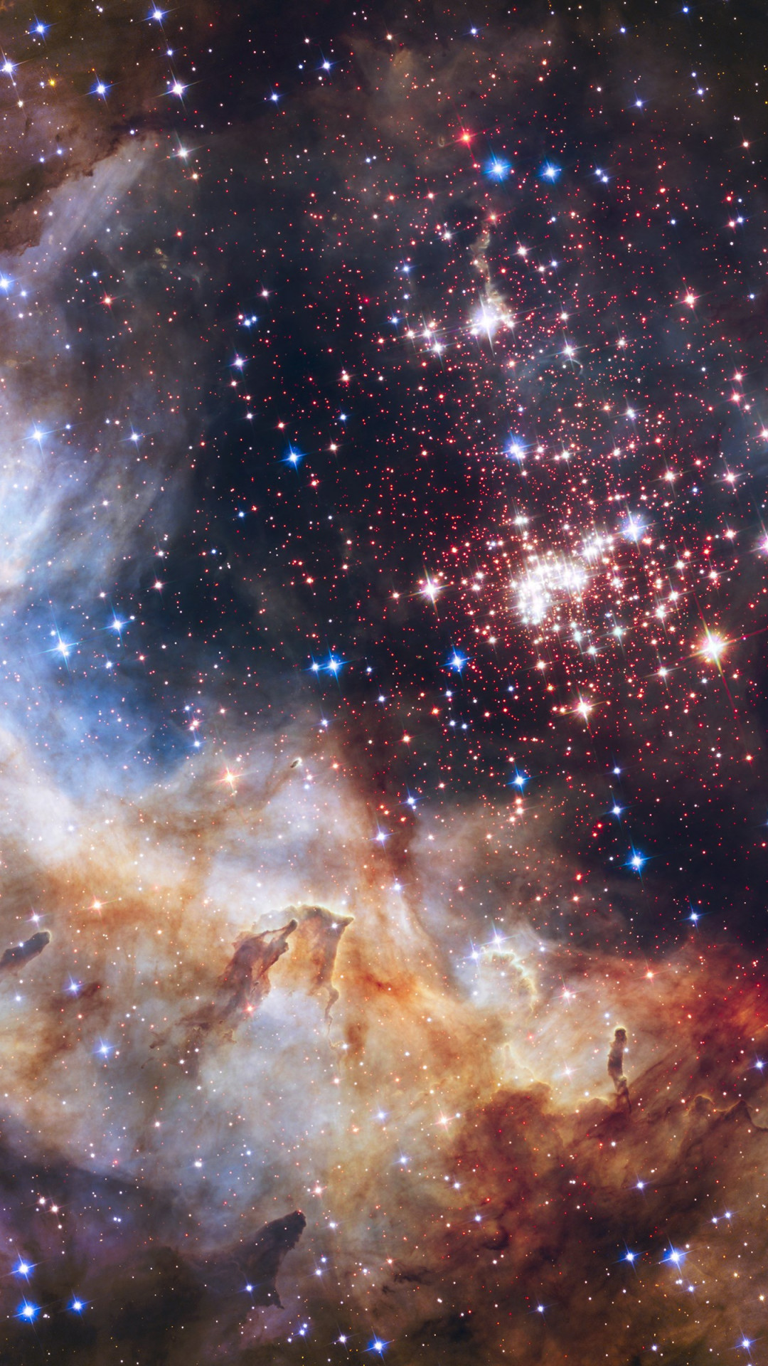 1080x1920 Universe seen through Hubble Space Telescope |  wallpaper