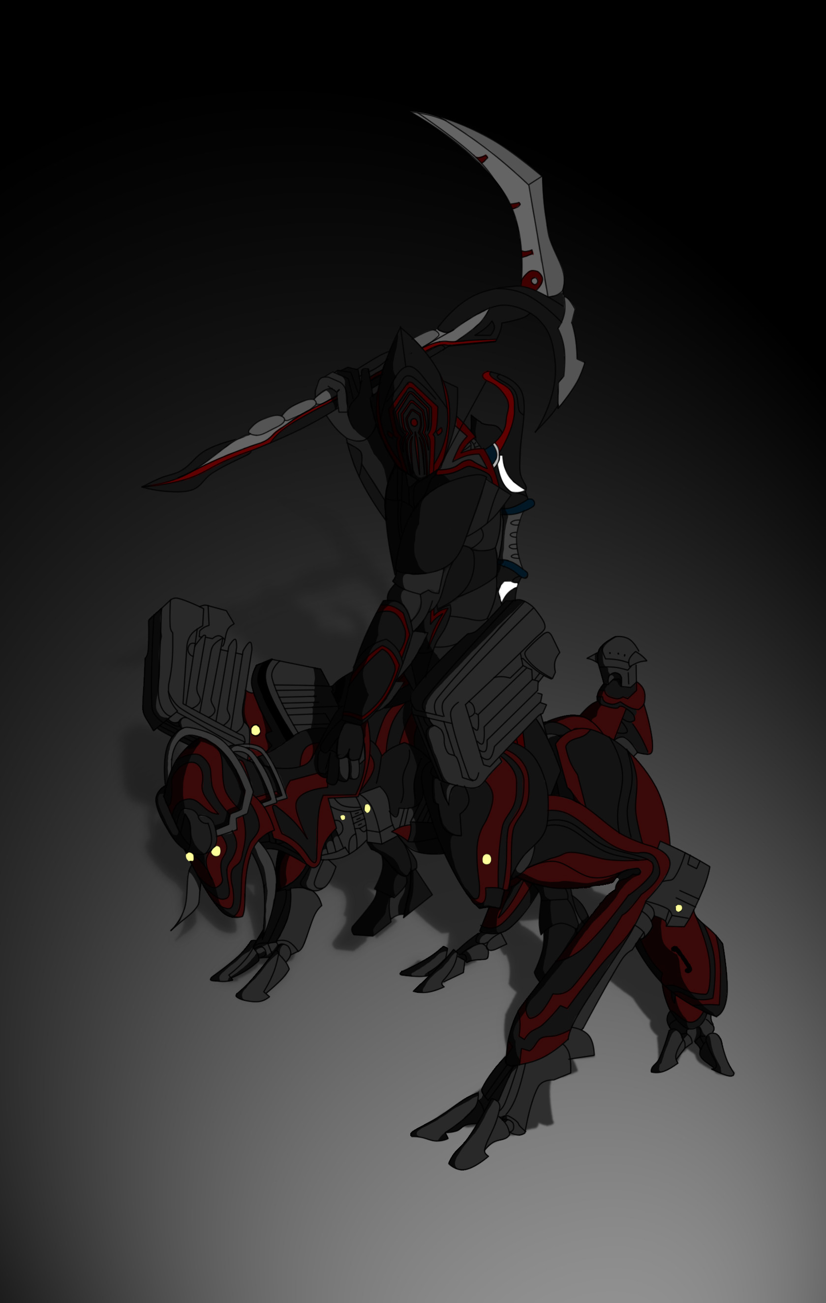 1679x2646 ... Warframe: The Harvester of Death by PrivateAzib