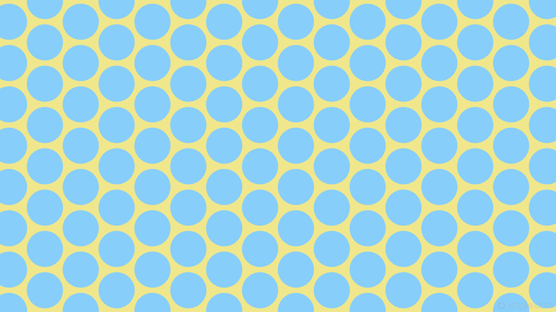 1920x1080 wallpaper yellow blue polka dots hexagon khaki light sky blue #f0e68c  #87cefa diagonal 30