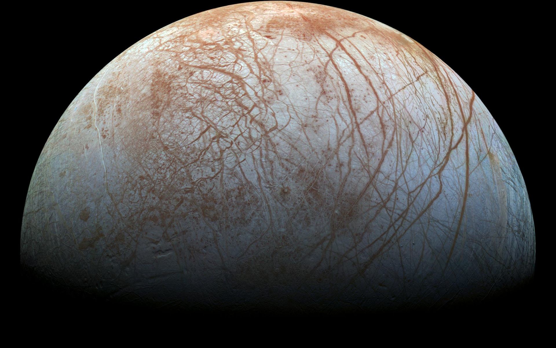 1920x1200 The puzzling, fascinating surface of Jupiter's icy moon Europa looms large  in images taken by