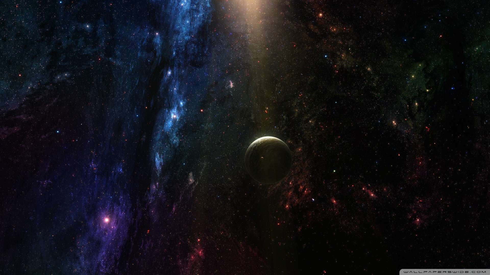 1920x1080 Wallpaper: Planet In Deep Space Wallpaper 1080p HD. Upload at February .
