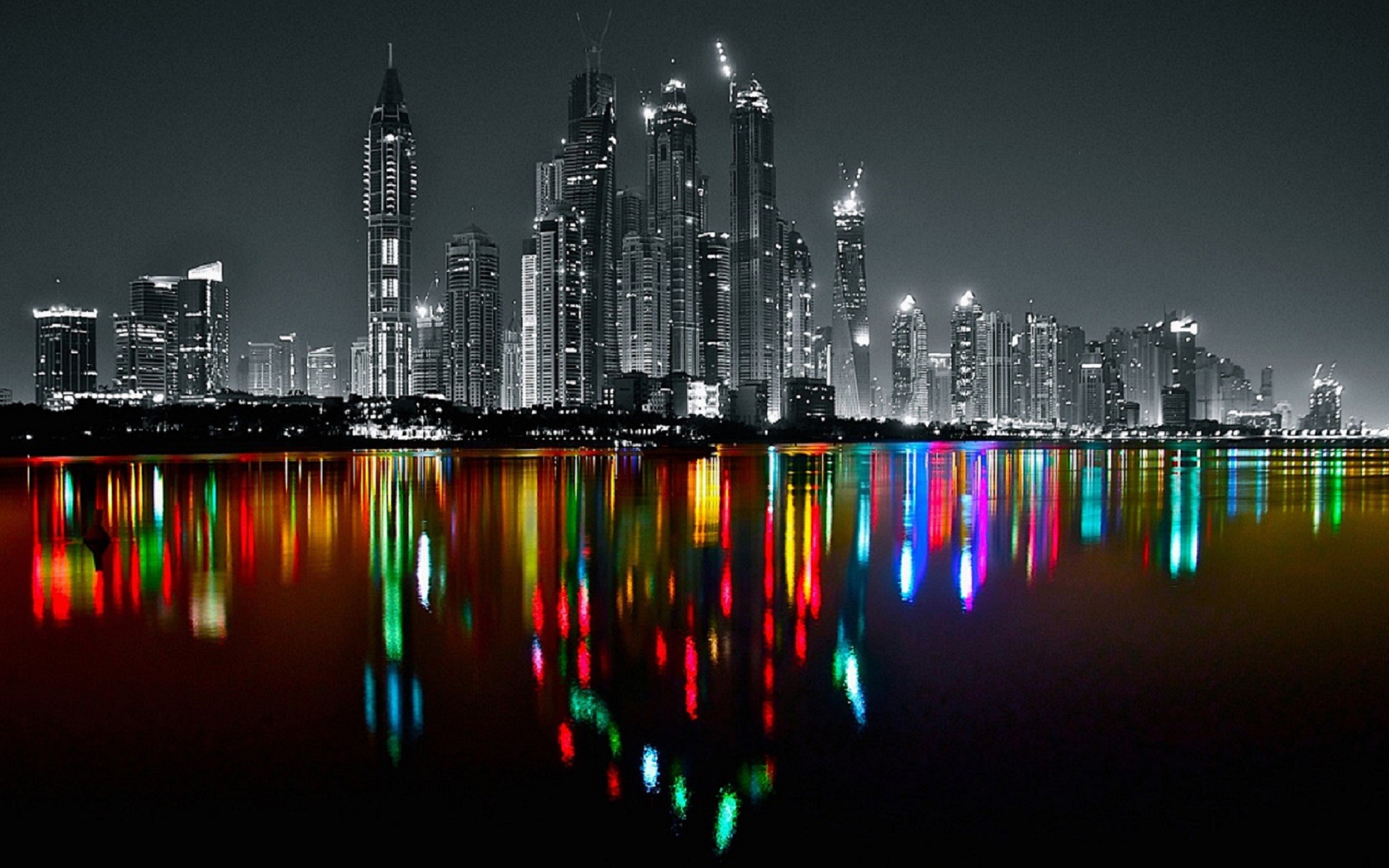 2560x1600 Dubai Modern Art Photography Wallpaper