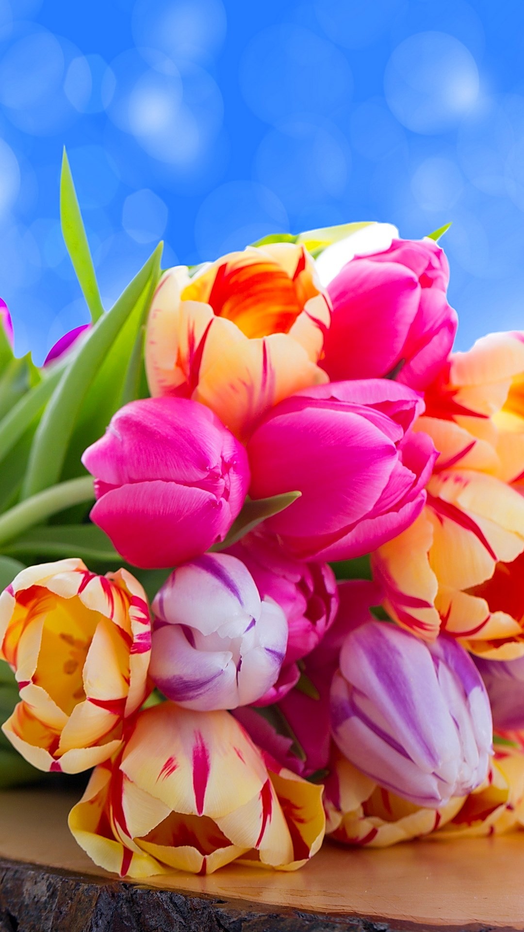 1080x1920 ââTAP AND GET THE FREE APP! Nature Bouquet of Tulips Colorful Beautiful  Flower