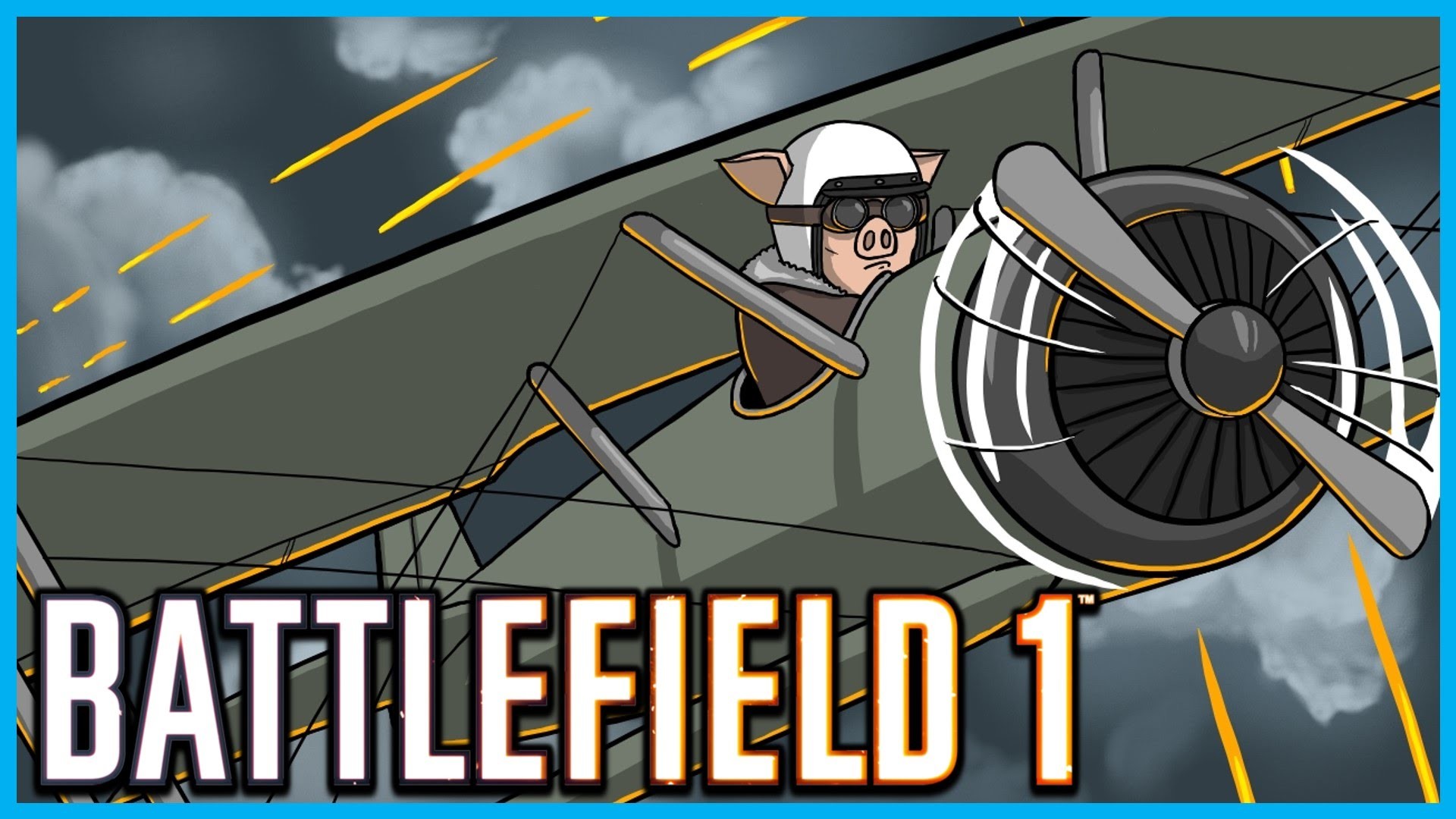 1920x1080 Battlefield 1 Multiplayer Gameplay! WW1 Weapons, Planes, Behemoth Airshi.