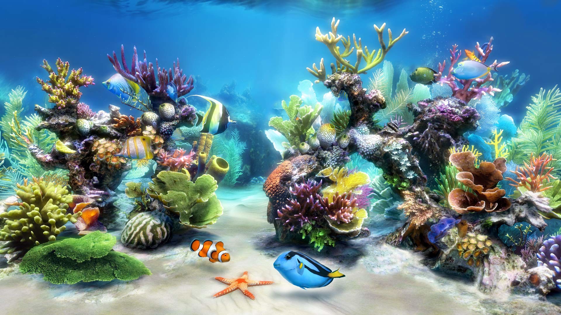1920x1080 Sim Aquarium - Virtual Aquarium, Screensaver and Live Wallpaper