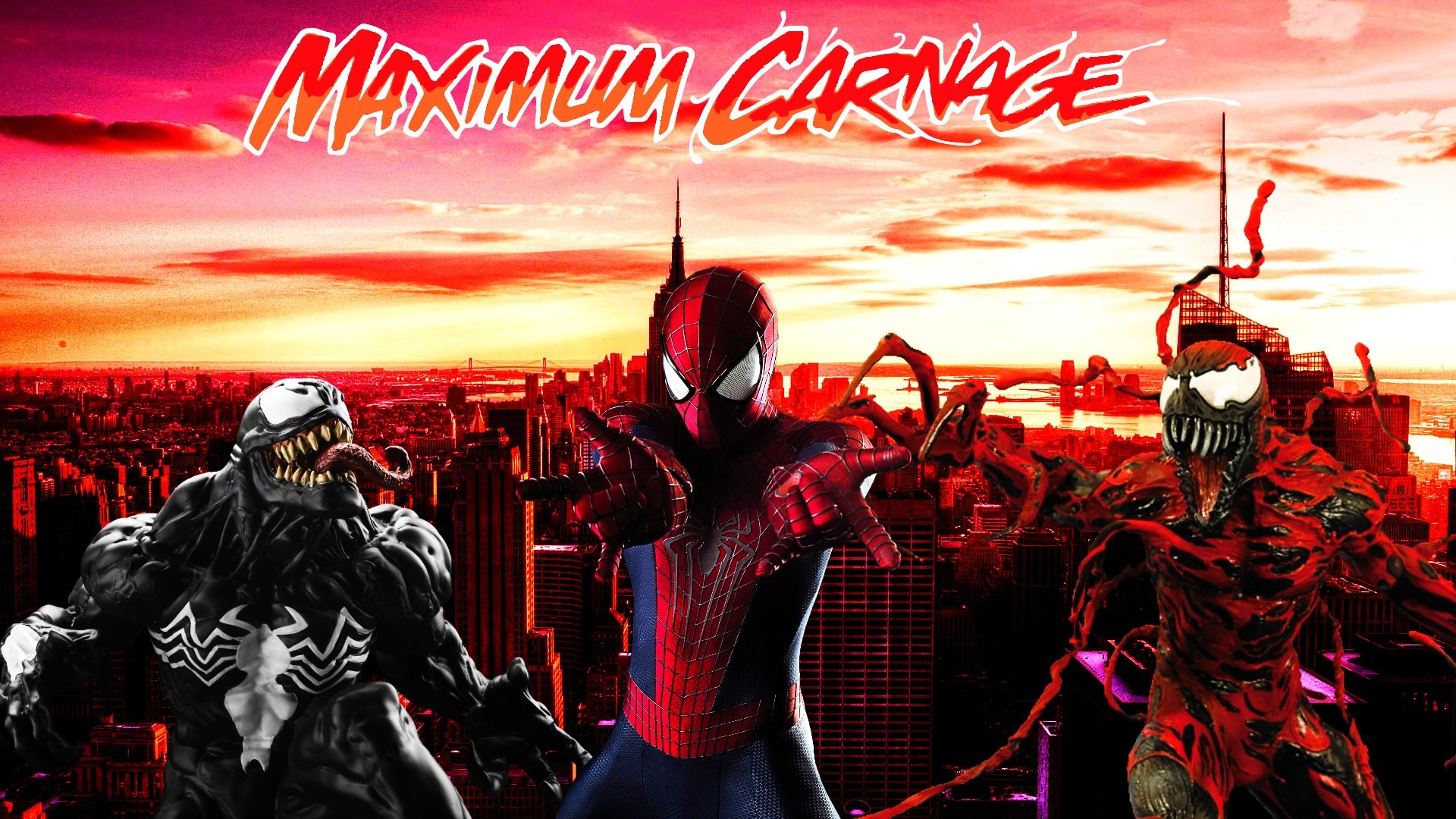1920x1080 Spider-Man Venom Maximum Carnage scrolling fighting action superhero spider  spiderman 1svmc d wallpaper |  | 723015 | WallpaperUP
